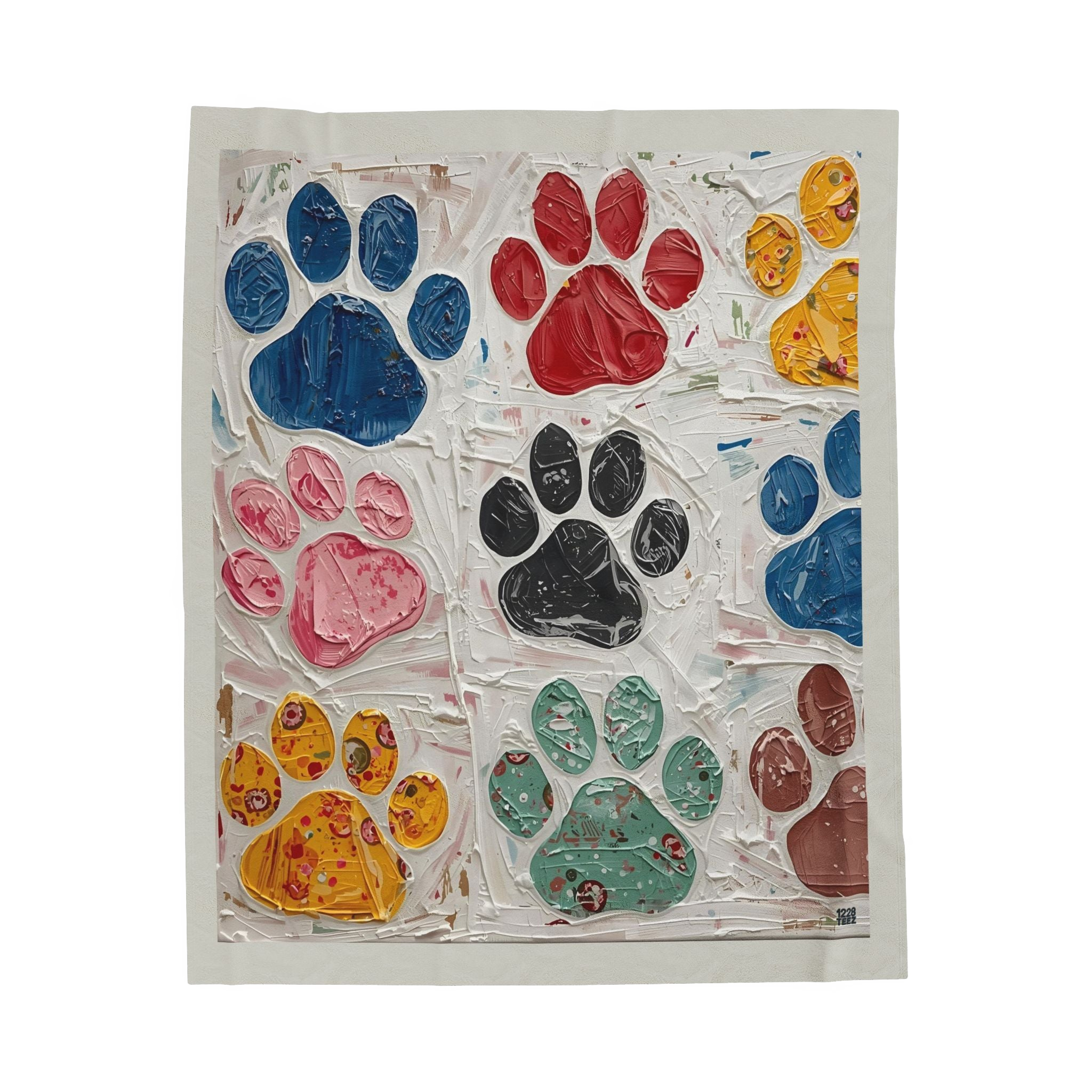 Colorful Paws Blanket