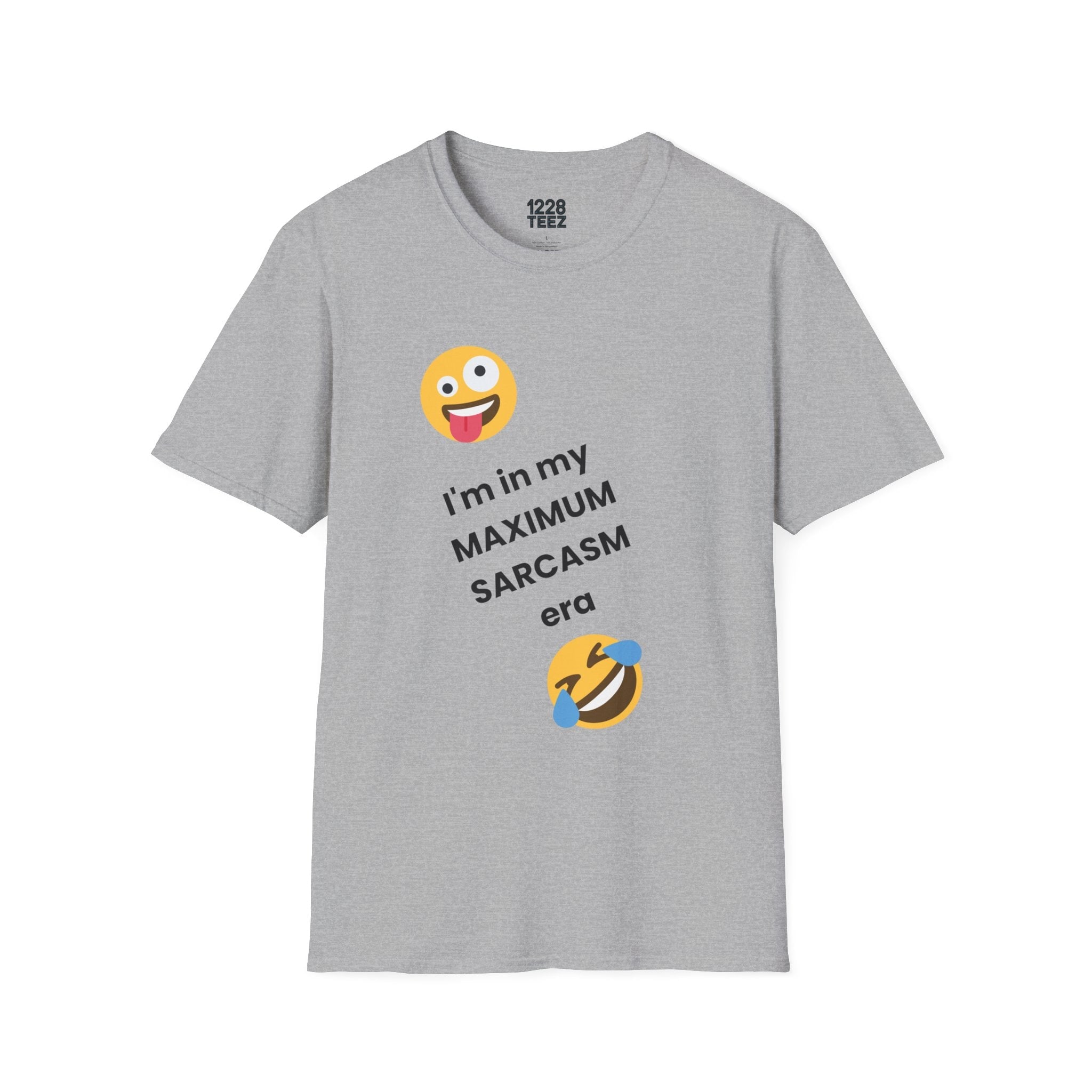1228Teez Sarcasm Era graphic tee