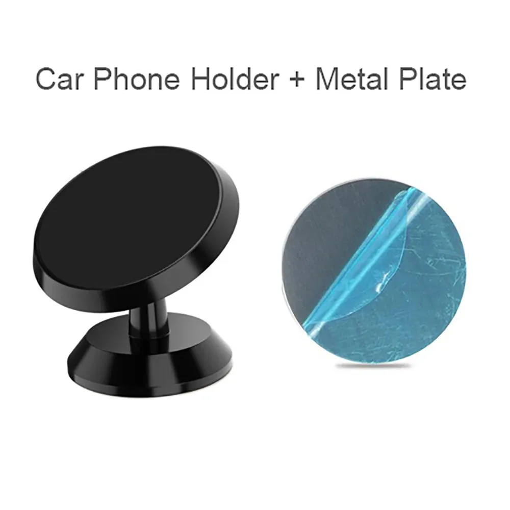 360 Magnetic Car Phone Holder Dashboard Mount Adjustable Mini Stand