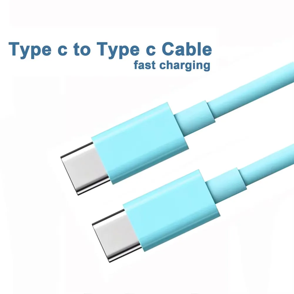 60W USB C to USB C Cable Fast Charging Data Cable Type C Cord