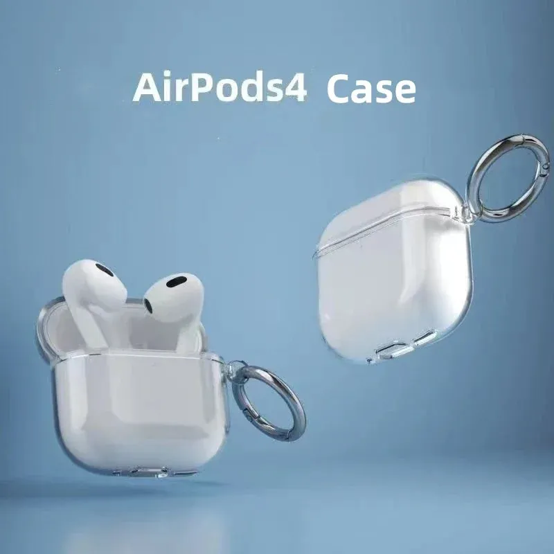 Clear AirPods Case TPU Protective Cover Shockproof Transparent Case
