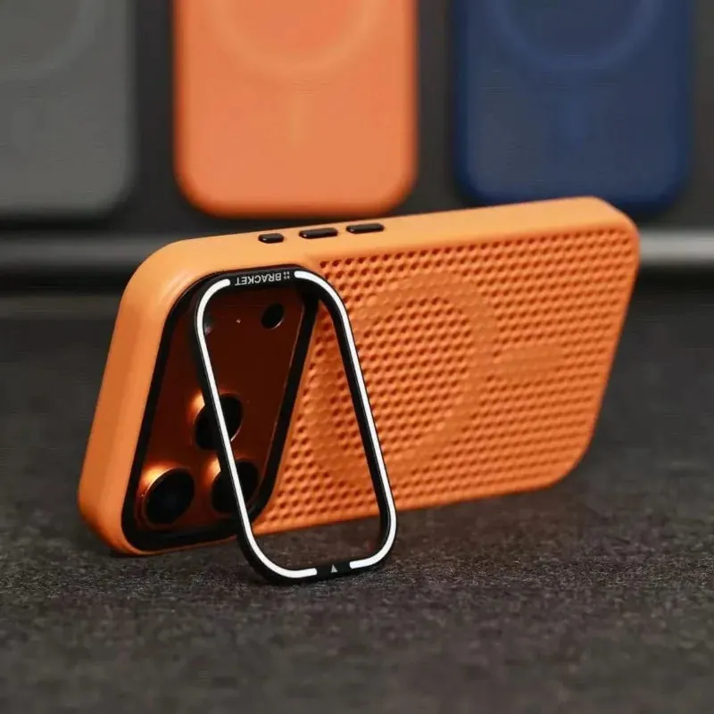 MagSafe Cooling Mesh iPhone Case Camera Mount Shockproof Protective Cover