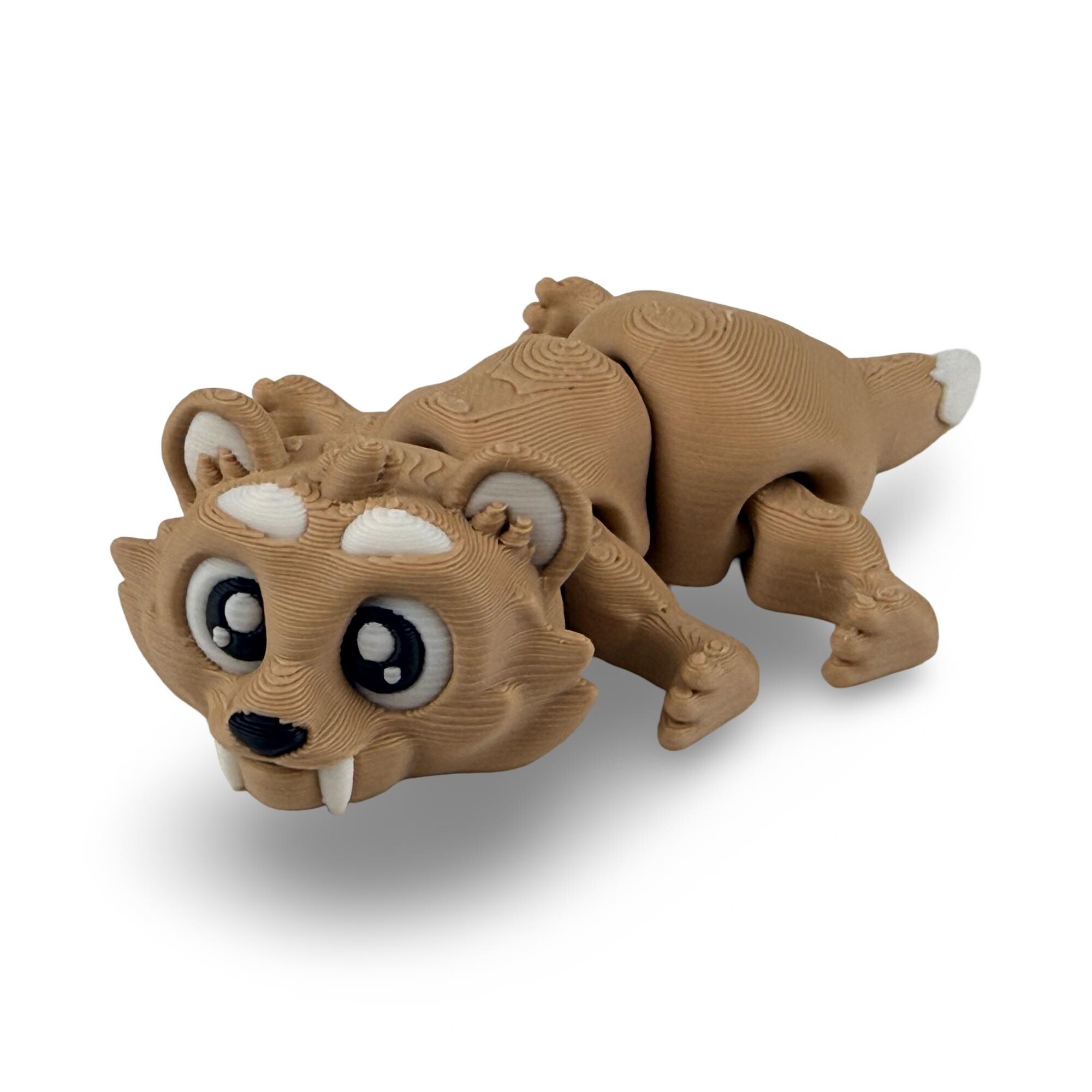 3D Printed Flexi Creature | Flexible Toy for Playful Desk Decor, view 10