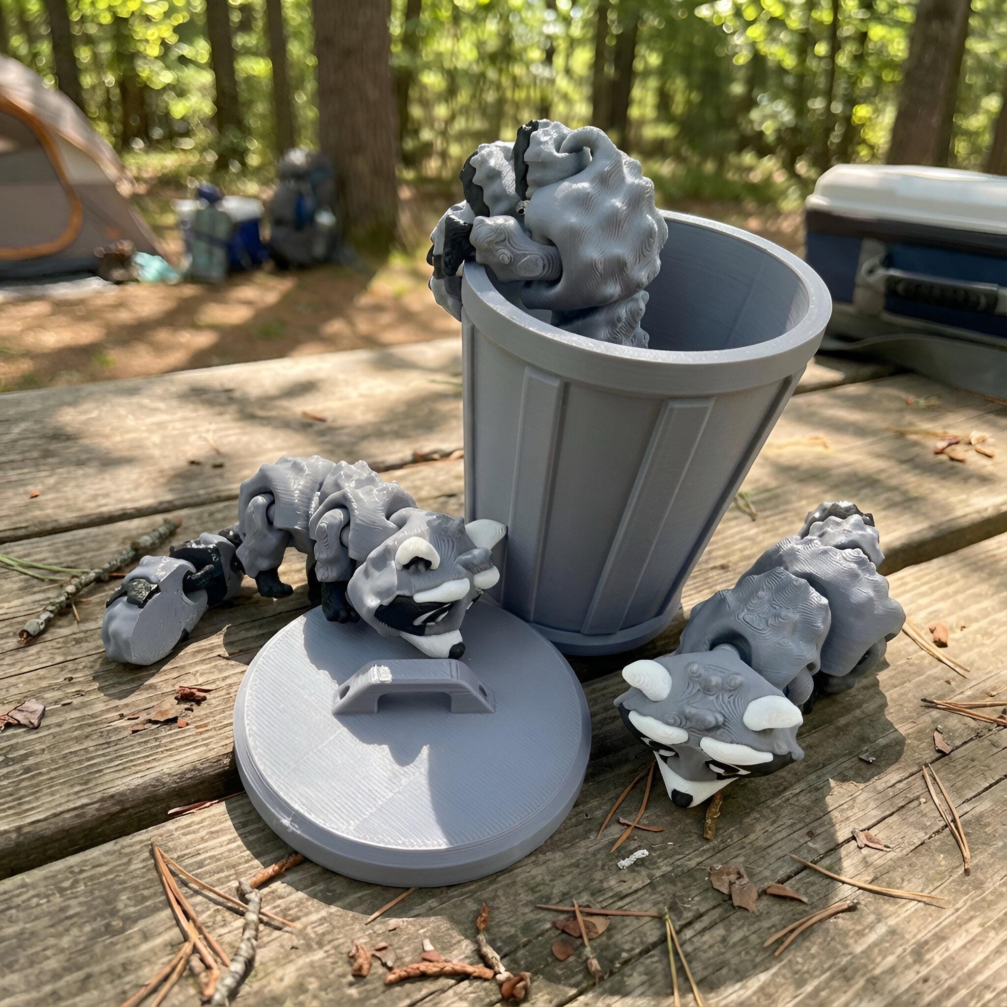 3D Printed Flexi Creature | Flexible Toy for Playful Desk Decor, view 6