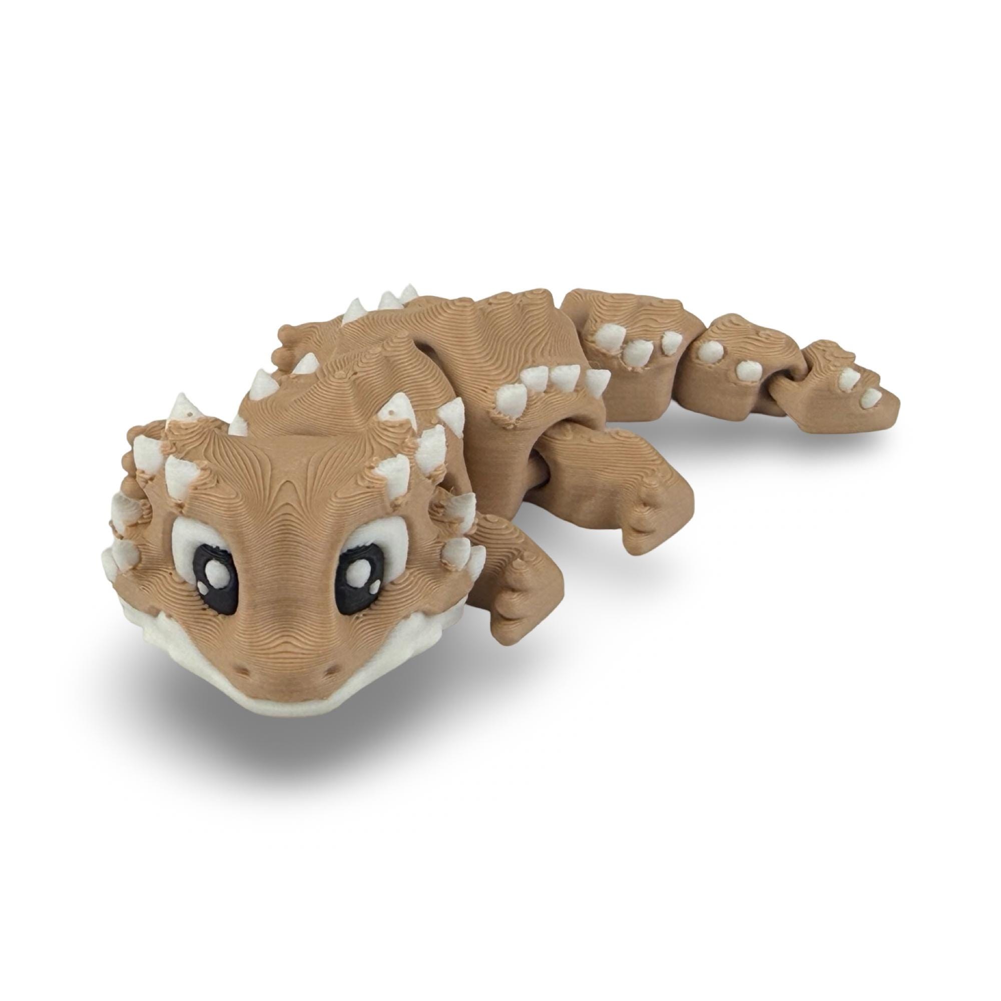 3D Printed Flexi Creature | Flexible Toy for Playful Desk Decor, view 8