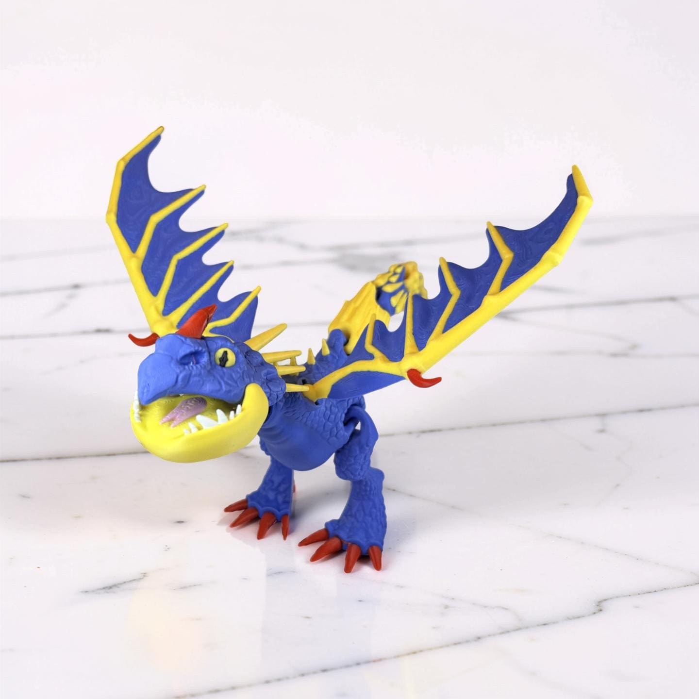 Articulated Deadly Nadder | 3D Printed Dragon | Poseable Wings | HTTYD Collection