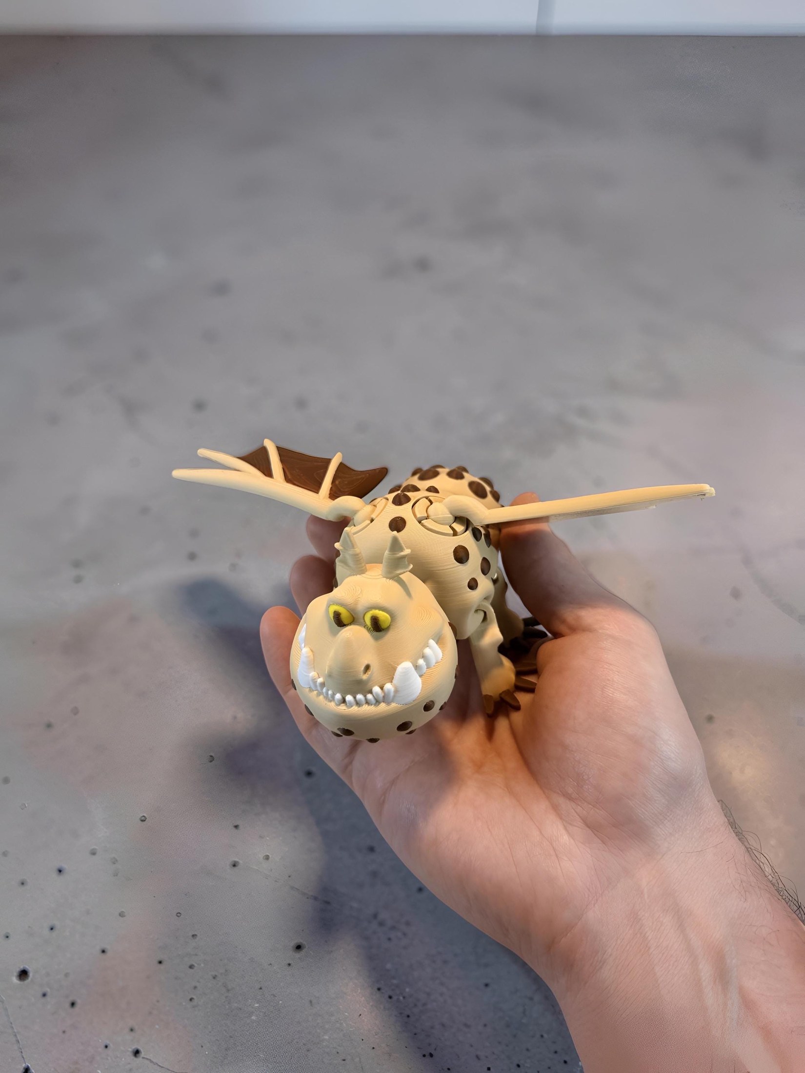 Articulated Meatlug | 3D Printed Dragon | Poseable Wings | HTTYD Collection, view 2