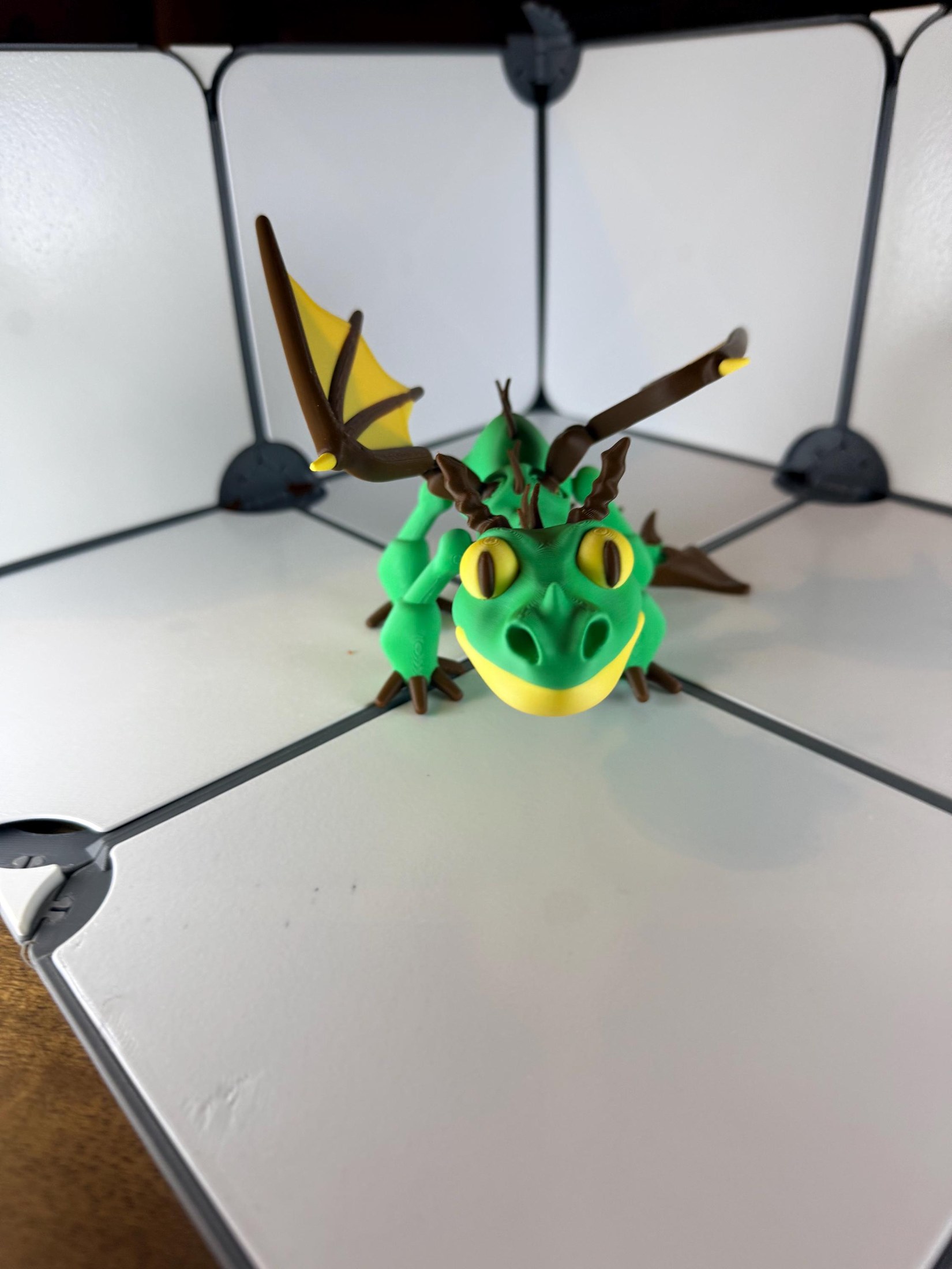 Articulated Terrible Terror | 3D Printed Dragon | Poseable Wings | HTTYD Collection, view 2