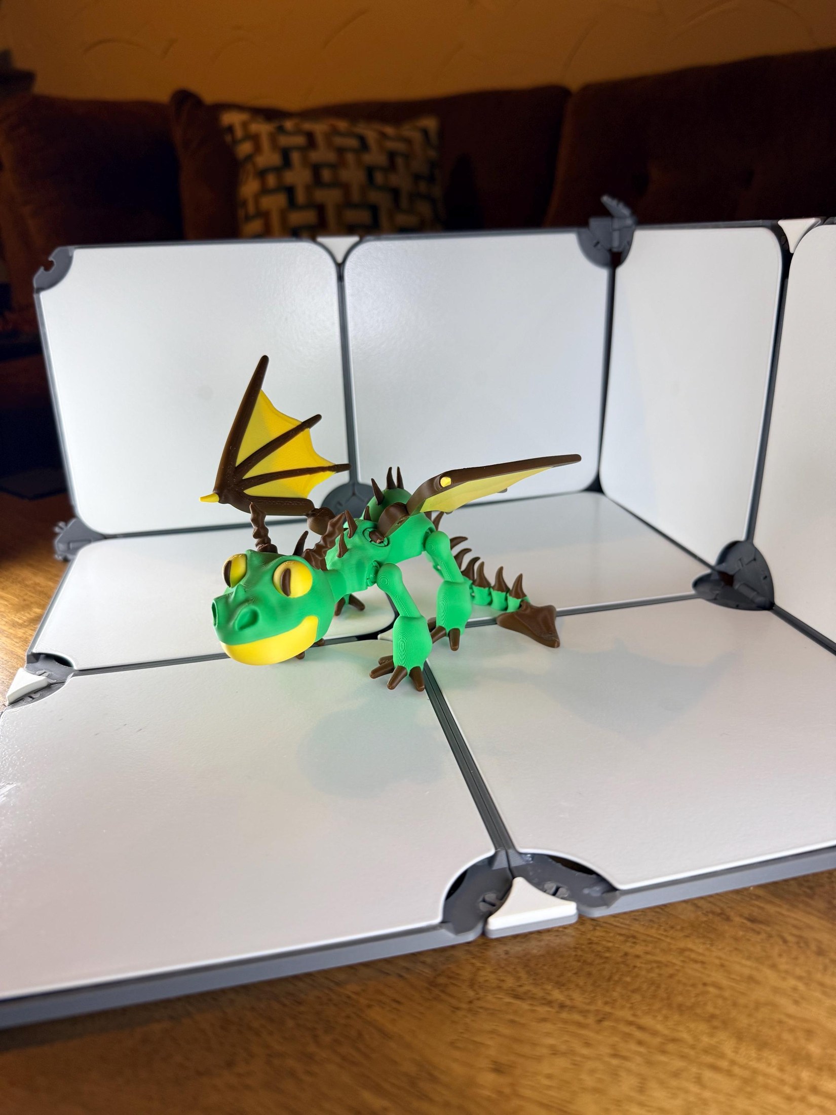 Articulated Terrible Terror | 3D Printed Dragon | Poseable Wings | HTTYD Collection, view 4