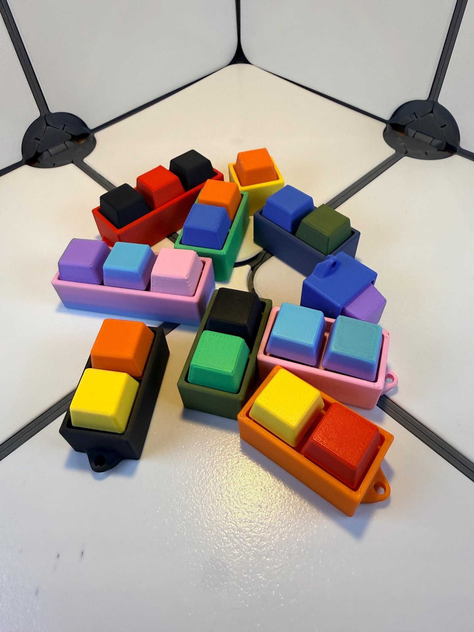 Customizable Keyboard Clicker | Keycaps Clicky Fidget Letters | ASMR Click Toy