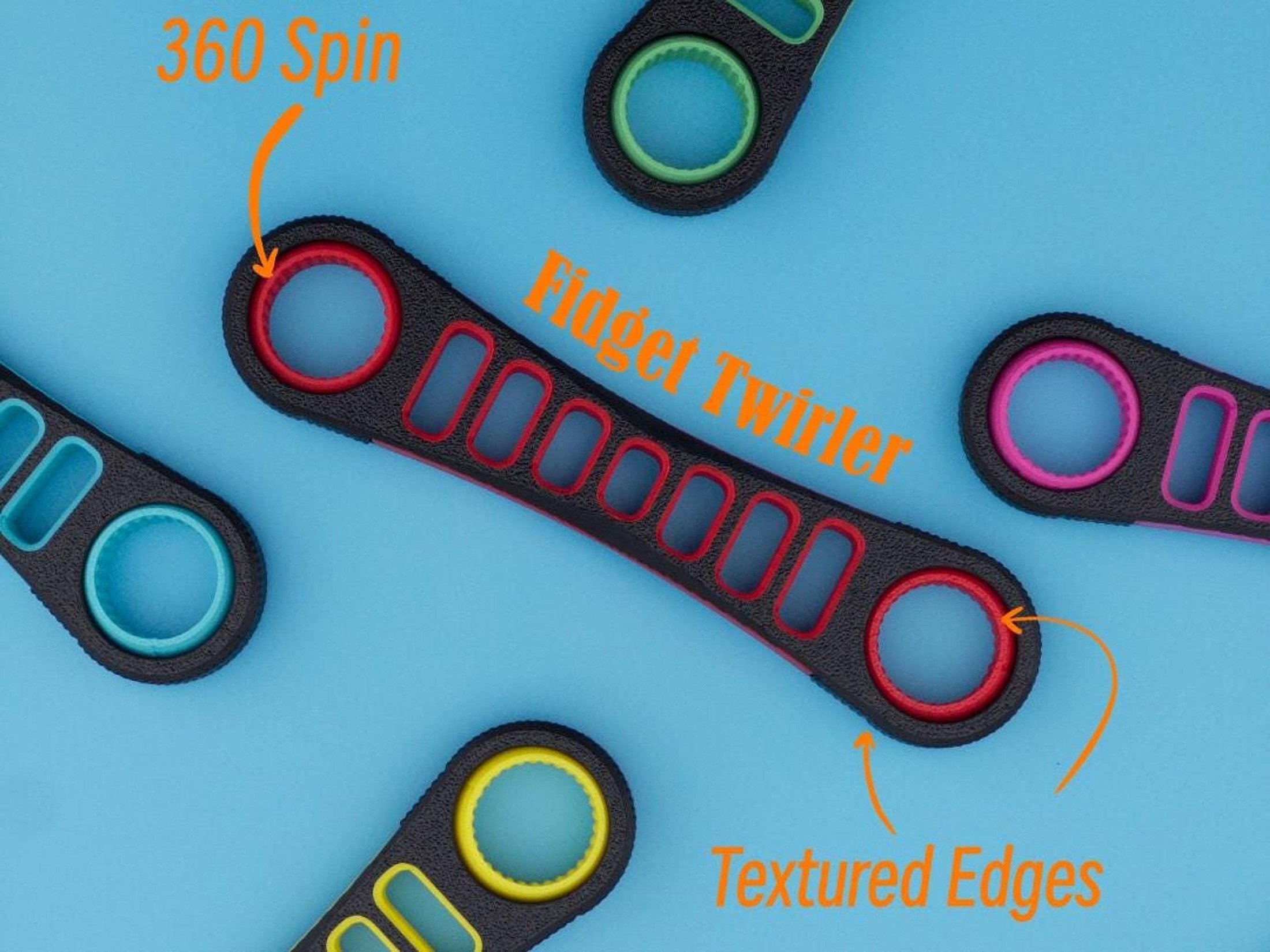 Fidget Spinner Toy | 360 Degree Spin with Textured Edges for Stress Relief