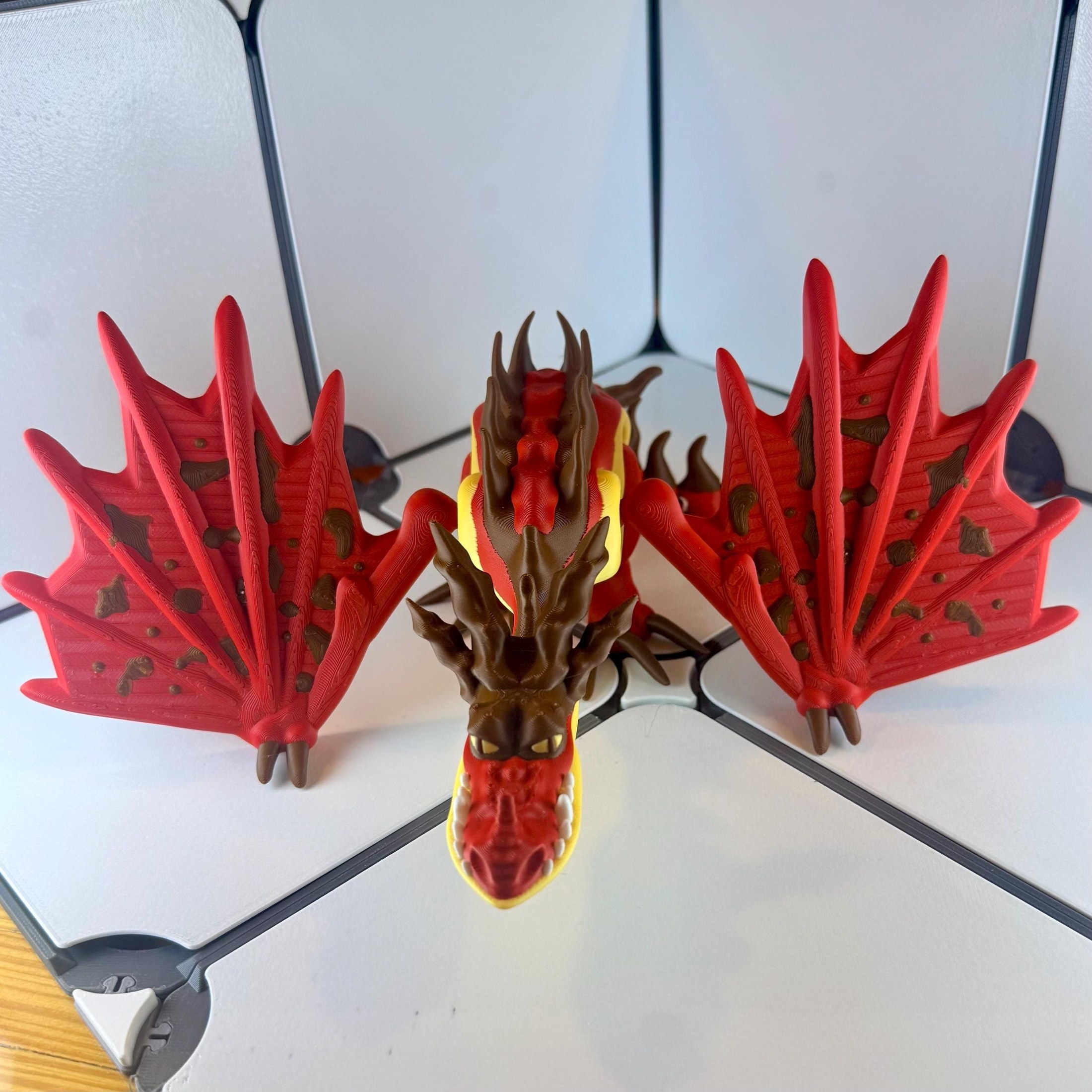 HTTYD Dragon Hookfang | 3D Printed Articulated with Poseable Wings, view 4