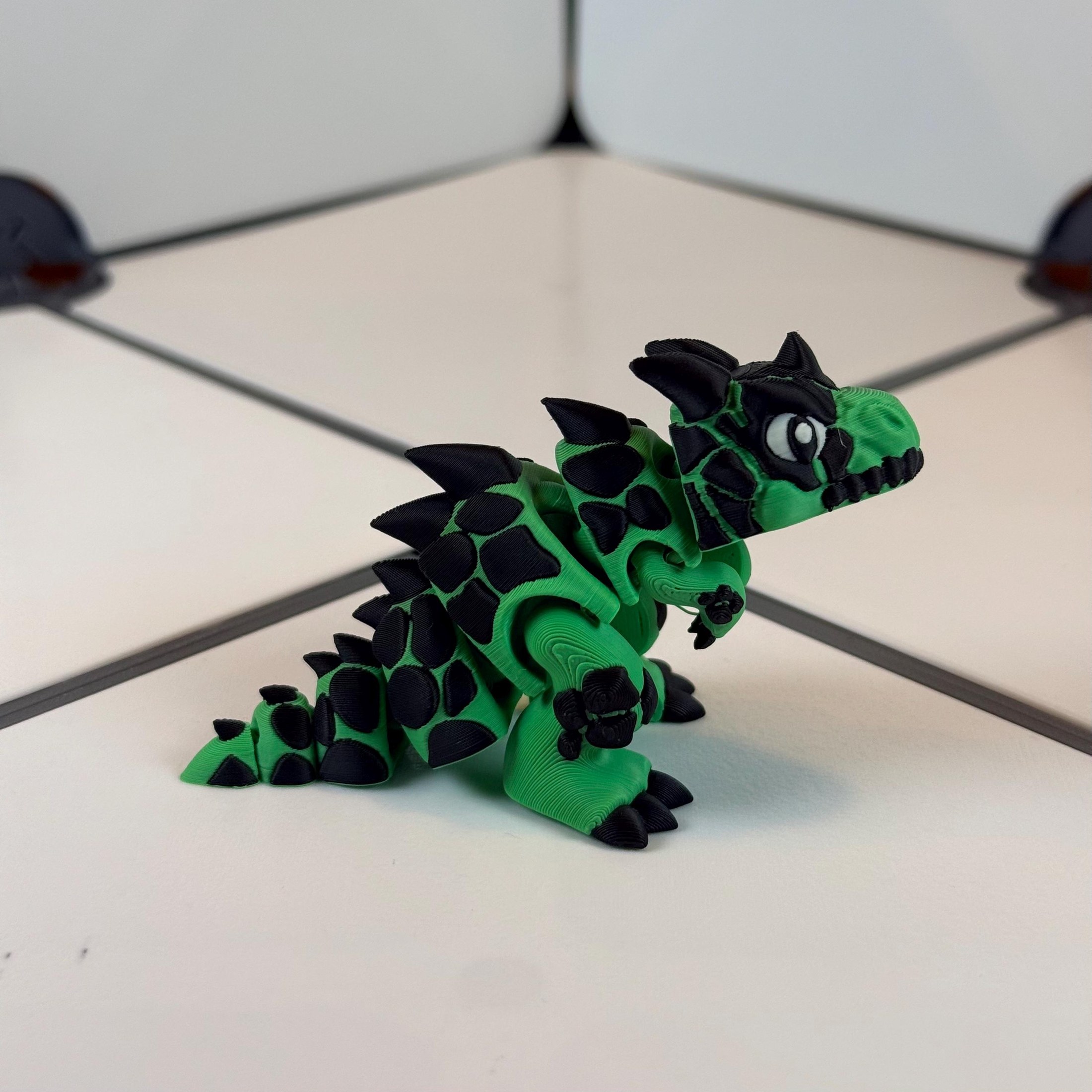 Lava T-Rex – Articulated Dinosaur flexi, view 2