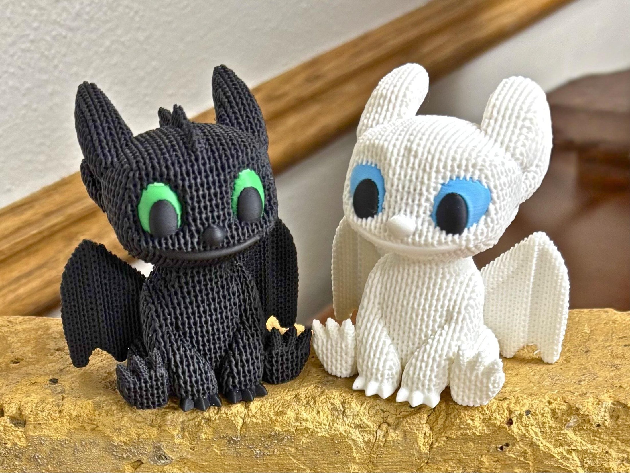Toothless & Light Fury | Knitted Design