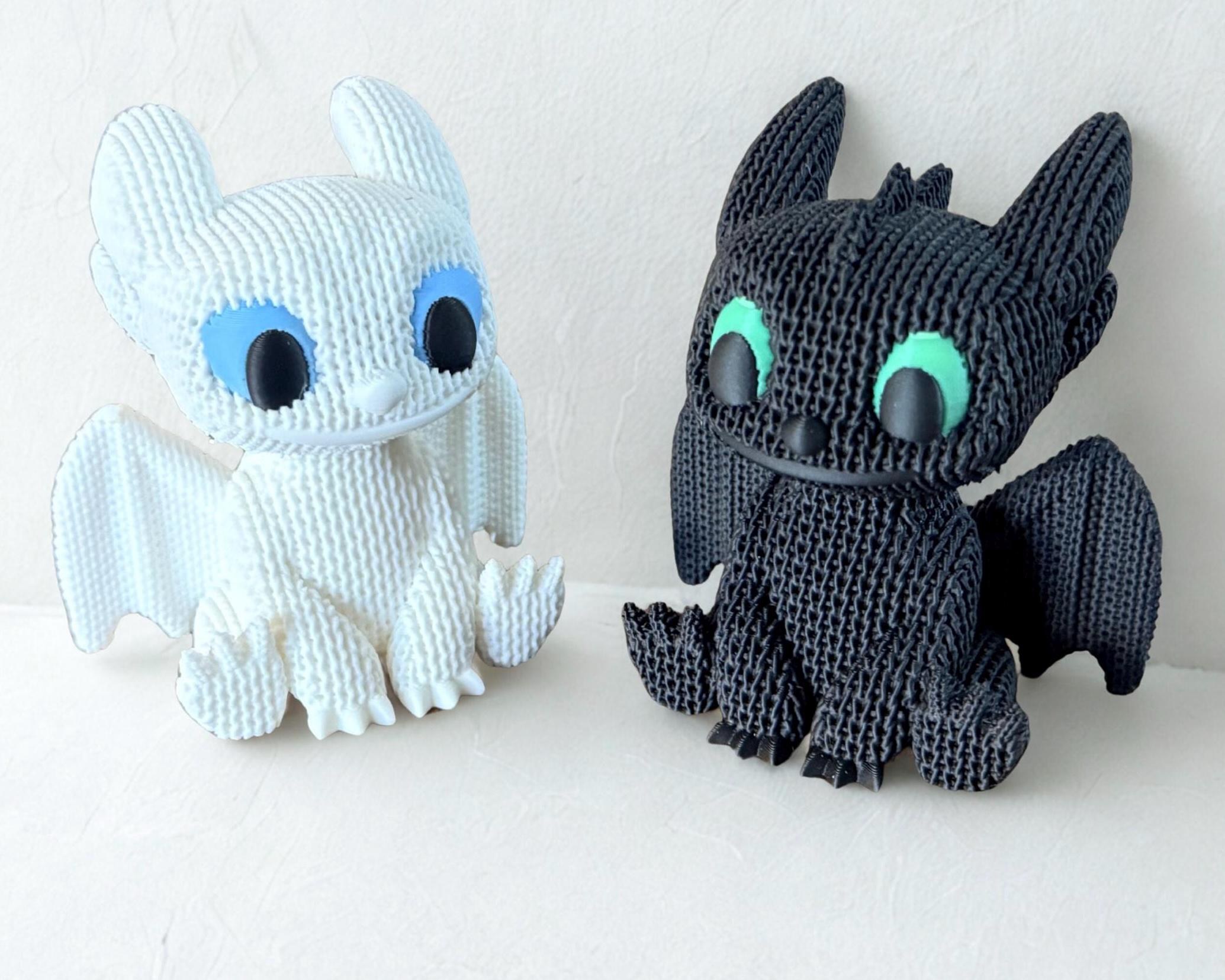 Toothless & Light Fury | Knitted Design, view 4