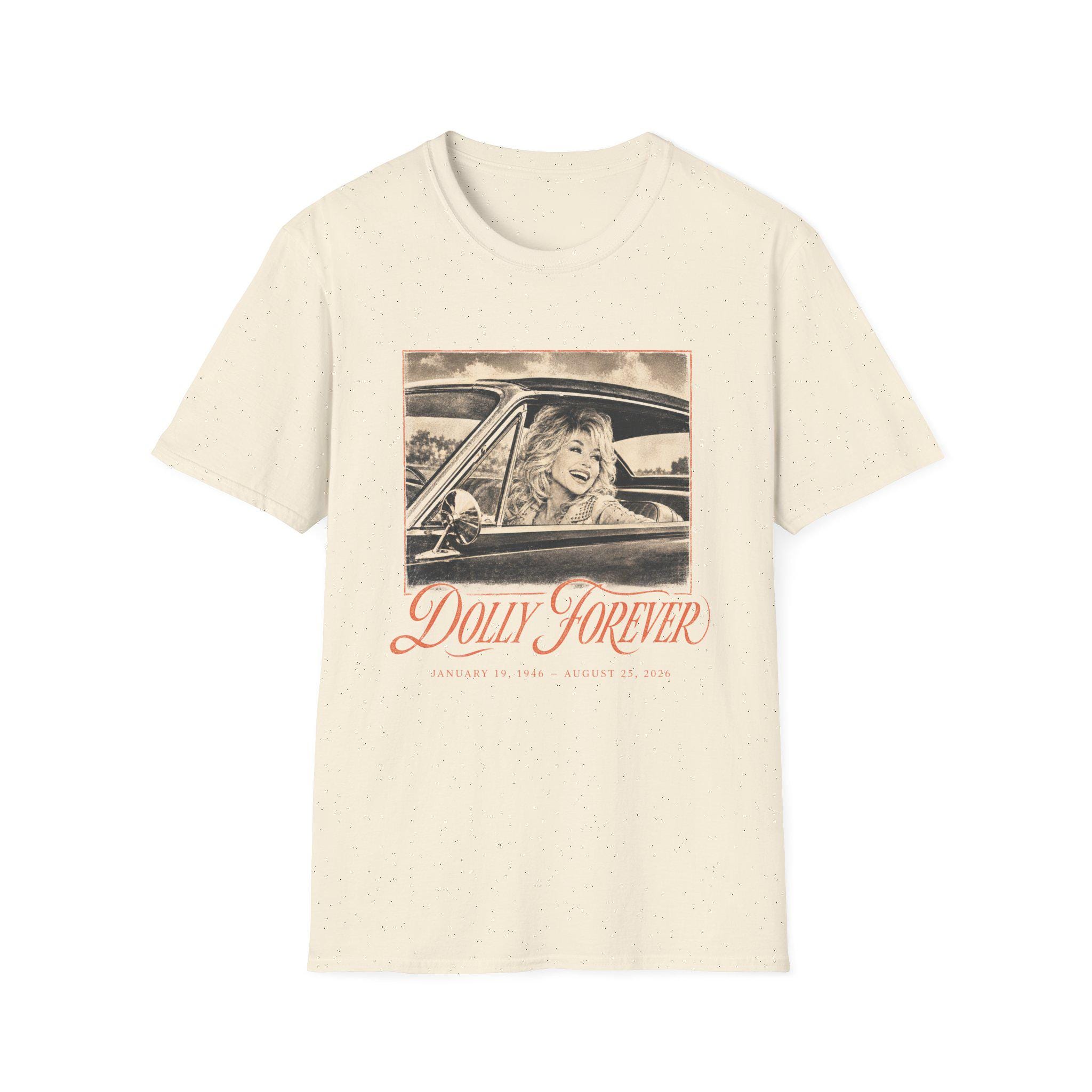 Dolly Forever T-Shirt | Vintage Dolly Parton Car Portrait