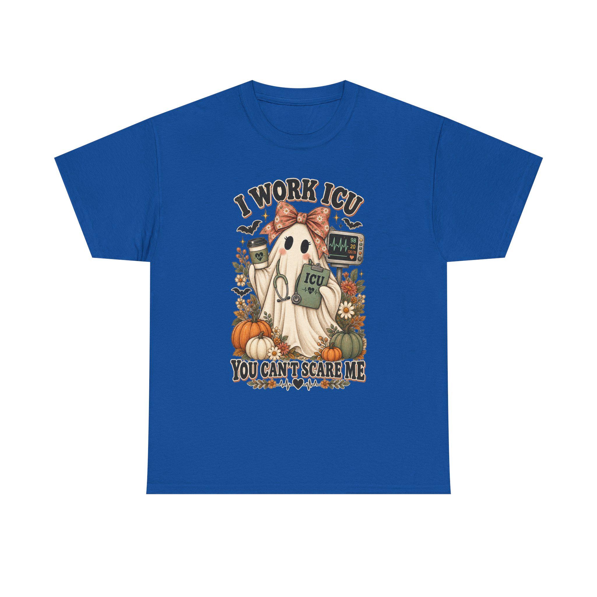 ICU Nurse Halloween Shirt | Ghost Boo Boo Crew Tee (Comfort Colors), view 15
