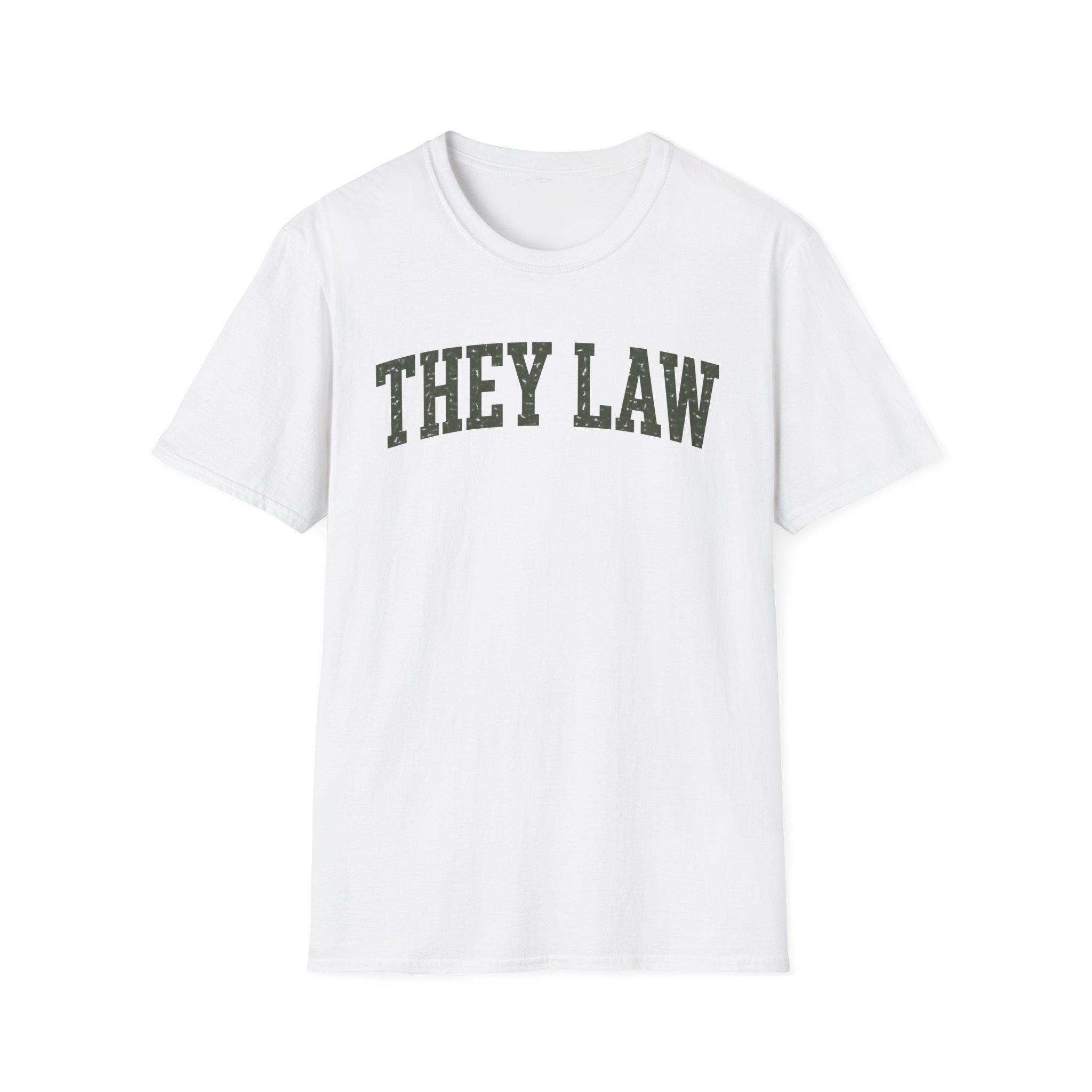 They Law T-Shirt | Collegiate Arch Text, Vintage Distressed Tee, Southern Sayings T-shirt, view 2