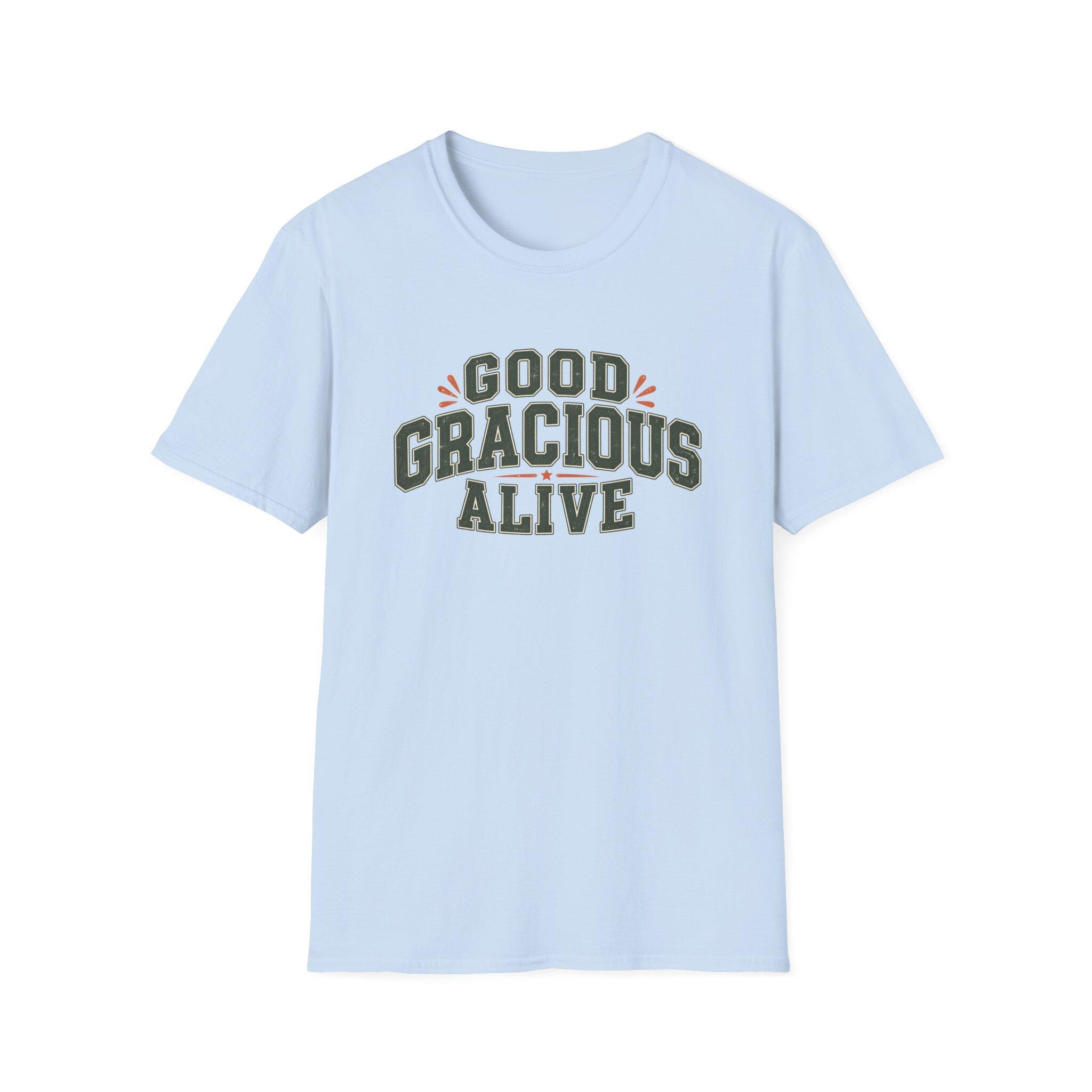 Good Gracious Alive T-Shirt | Retro Script Typography, view 6