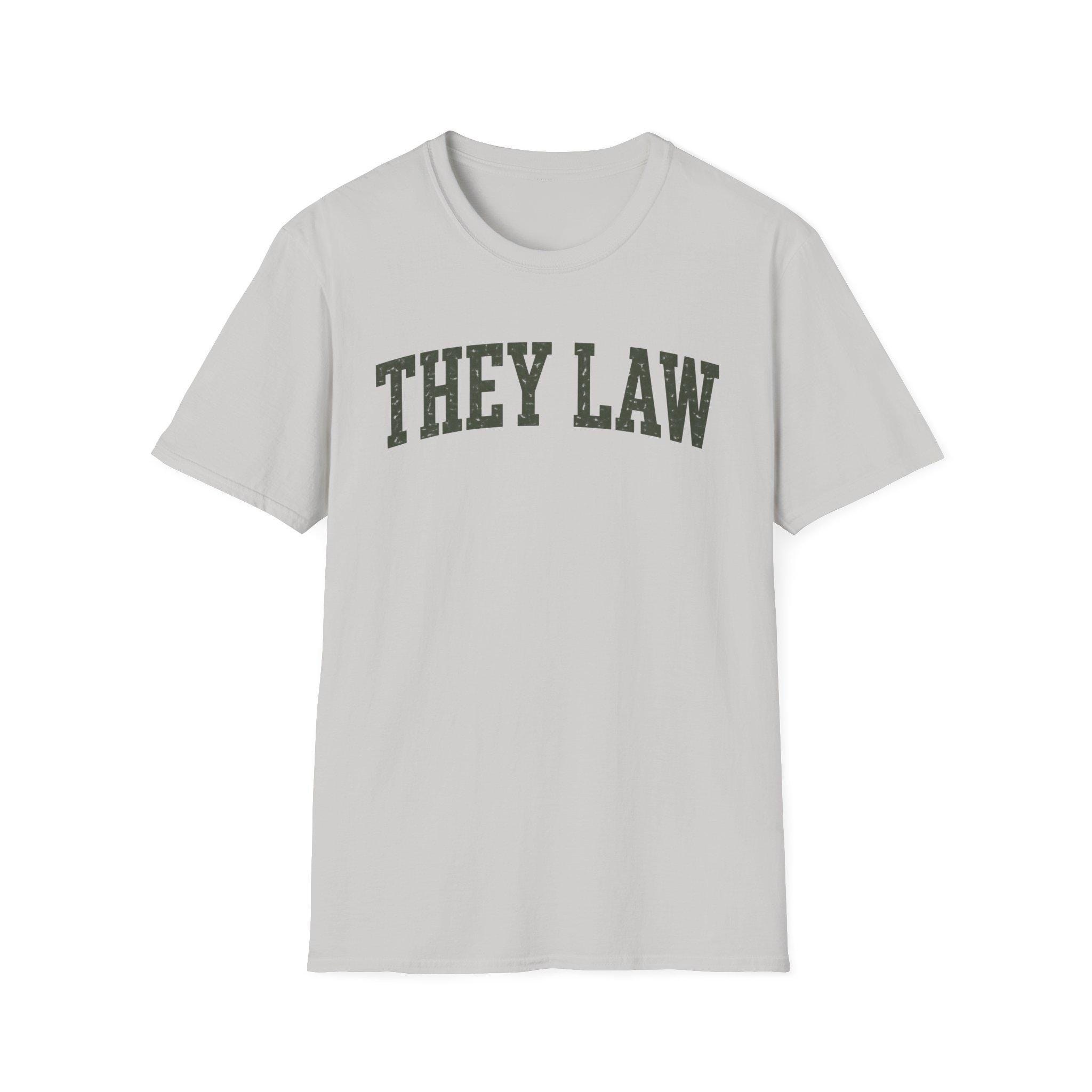 They Law T-Shirt | Collegiate Arch Text, Vintage Distressed Tee, Southern Sayings T-shirt, view 4