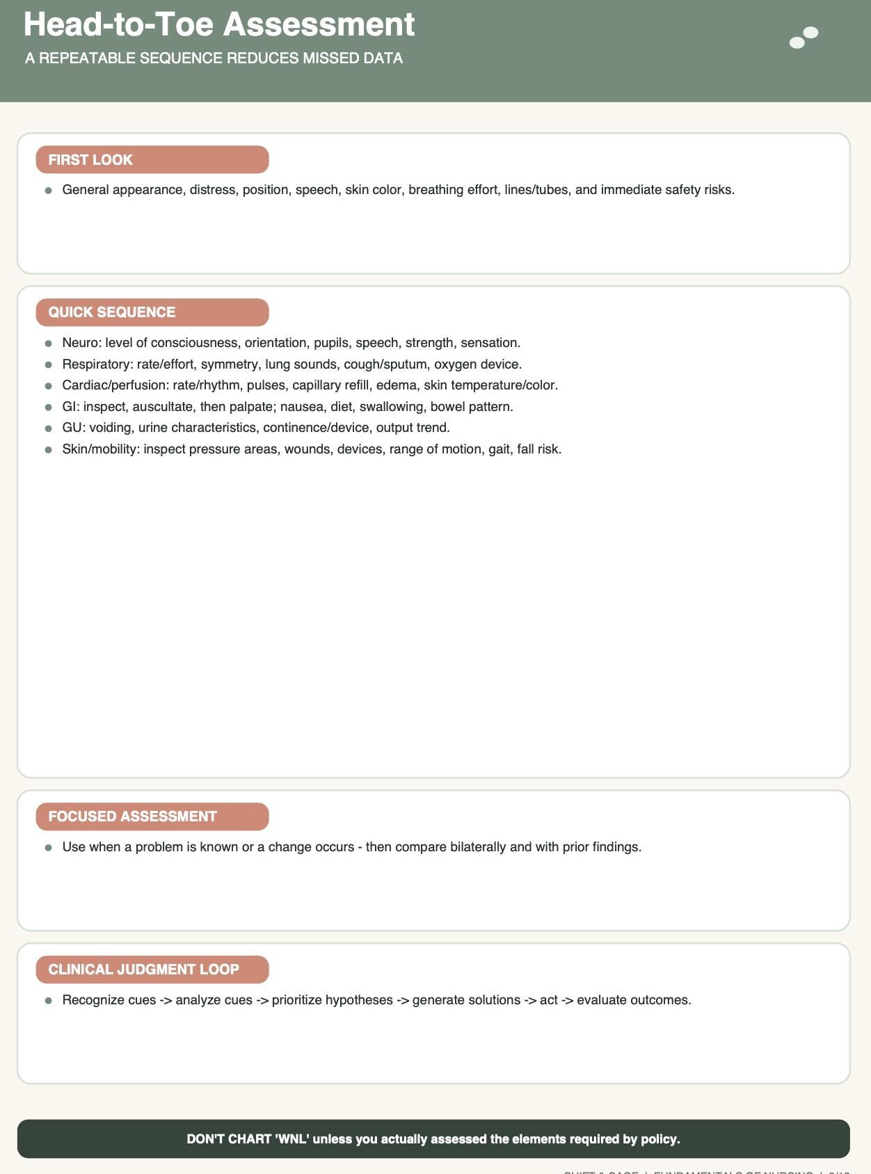 Essential Nursing Skills Study Guide | ADHD-Friendly Student Notes (Digital PDF), view 2