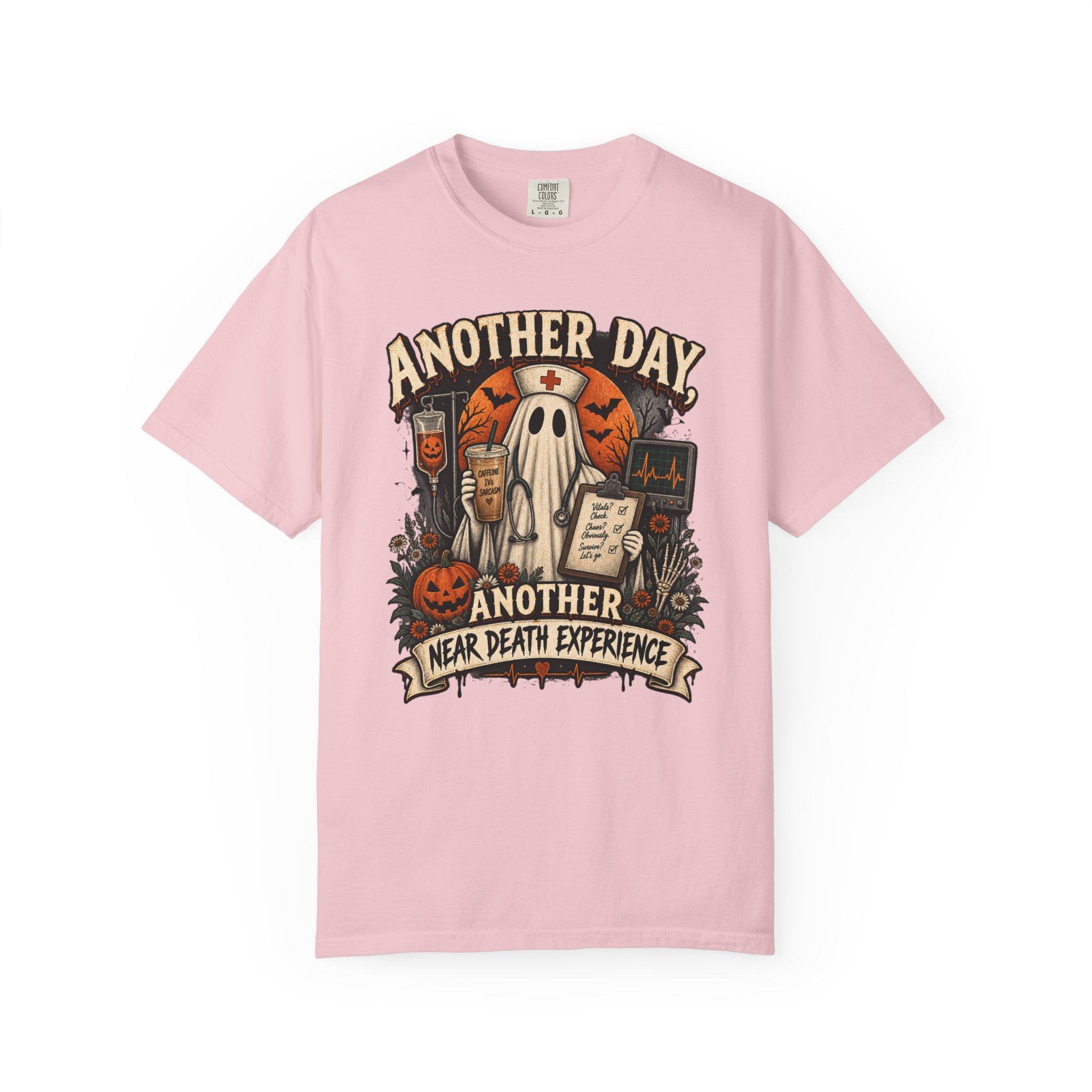 Nurse Shirt | Ghost Halloween Dark Humor RN Tee | ICU Nurse Gift, view 13