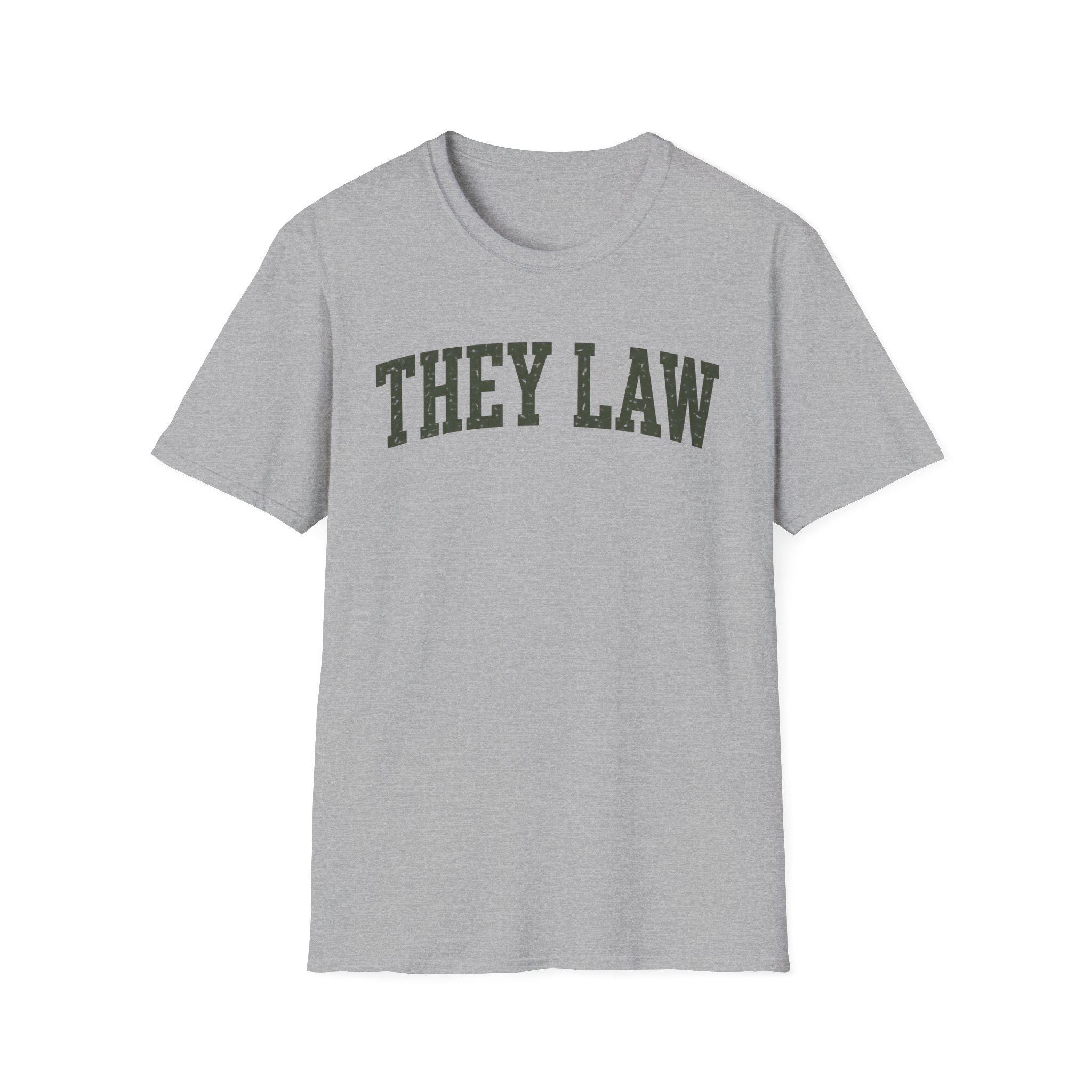 They Law T-Shirt | Collegiate Arch Text, Vintage Distressed Tee, Southern Sayings T-shirt, view 5