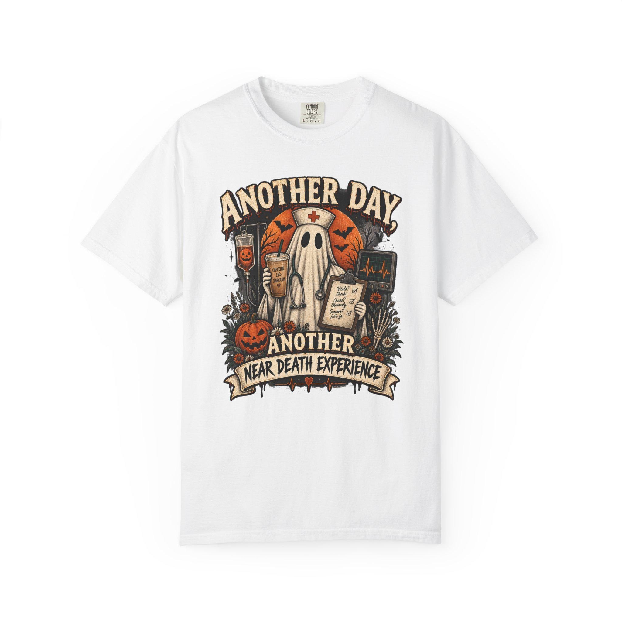 Nurse Shirt | Ghost Halloween Dark Humor RN Tee | ICU Nurse Gift