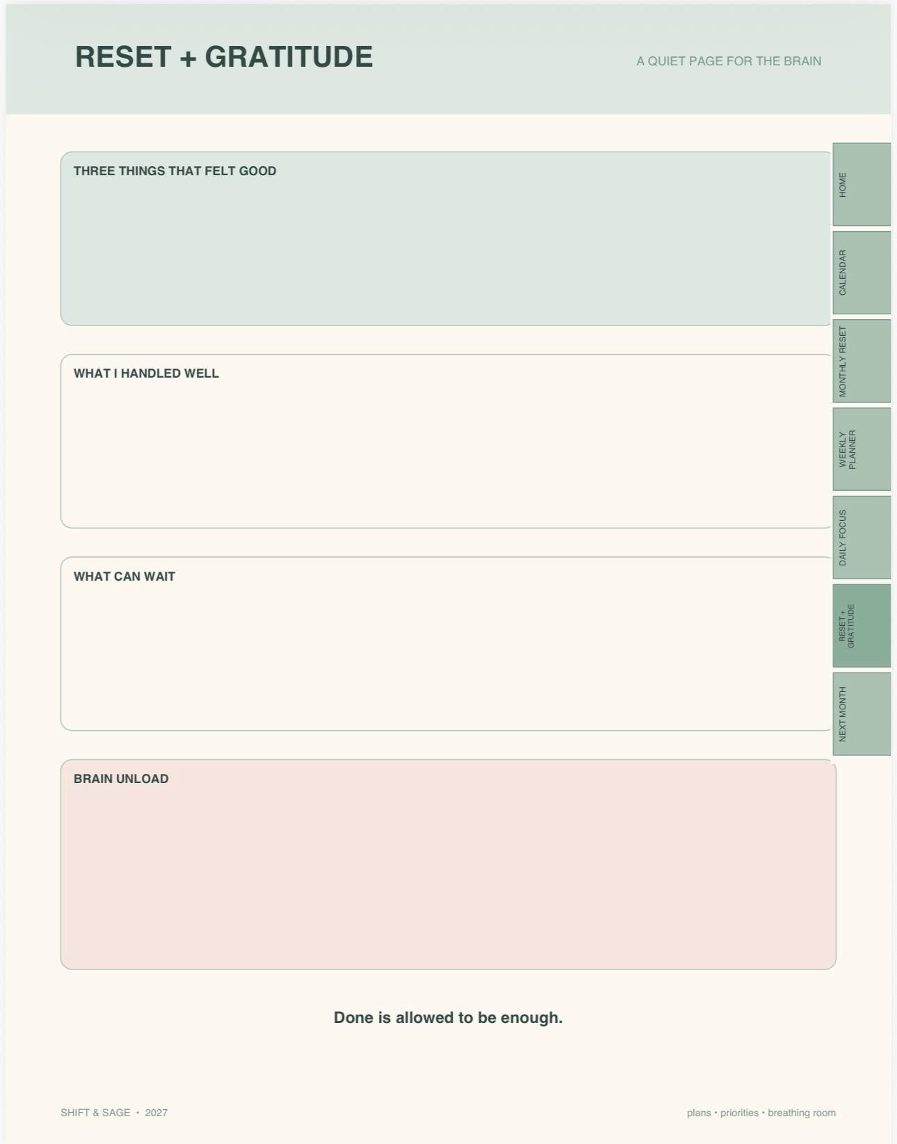 2026-2027 Digital Planner | ADHD Friendly Nurse Planner (PDF Download), view 6