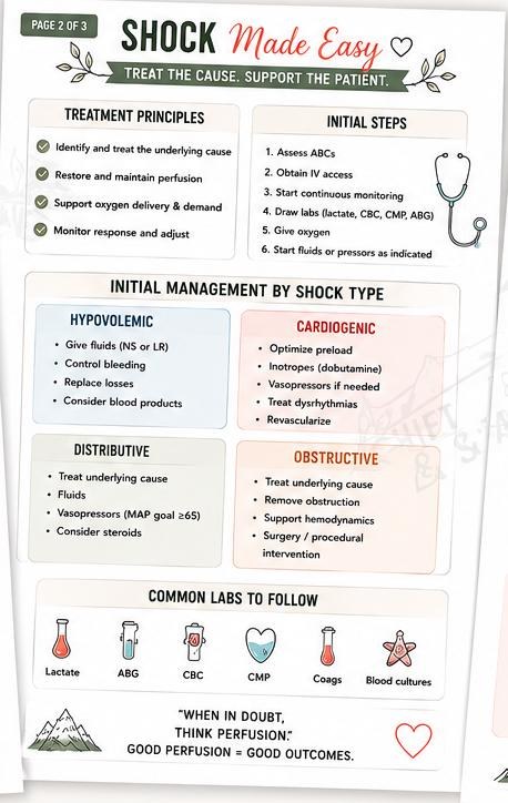 Shock Made Easy Nursing Study Guide | ICU Critical Care Notes (Digital Download), view 2