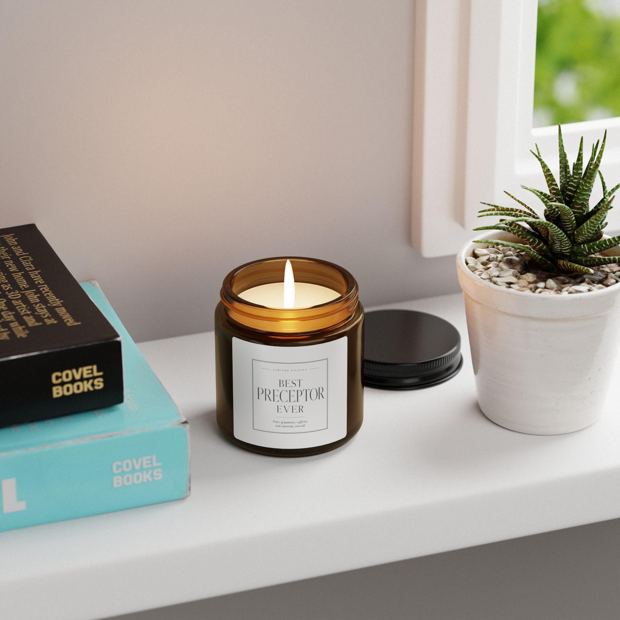Preceptor Ever Candle | Preceptor Amber Jar, Cedar Spice Scent (Multiple Sizes), view 4