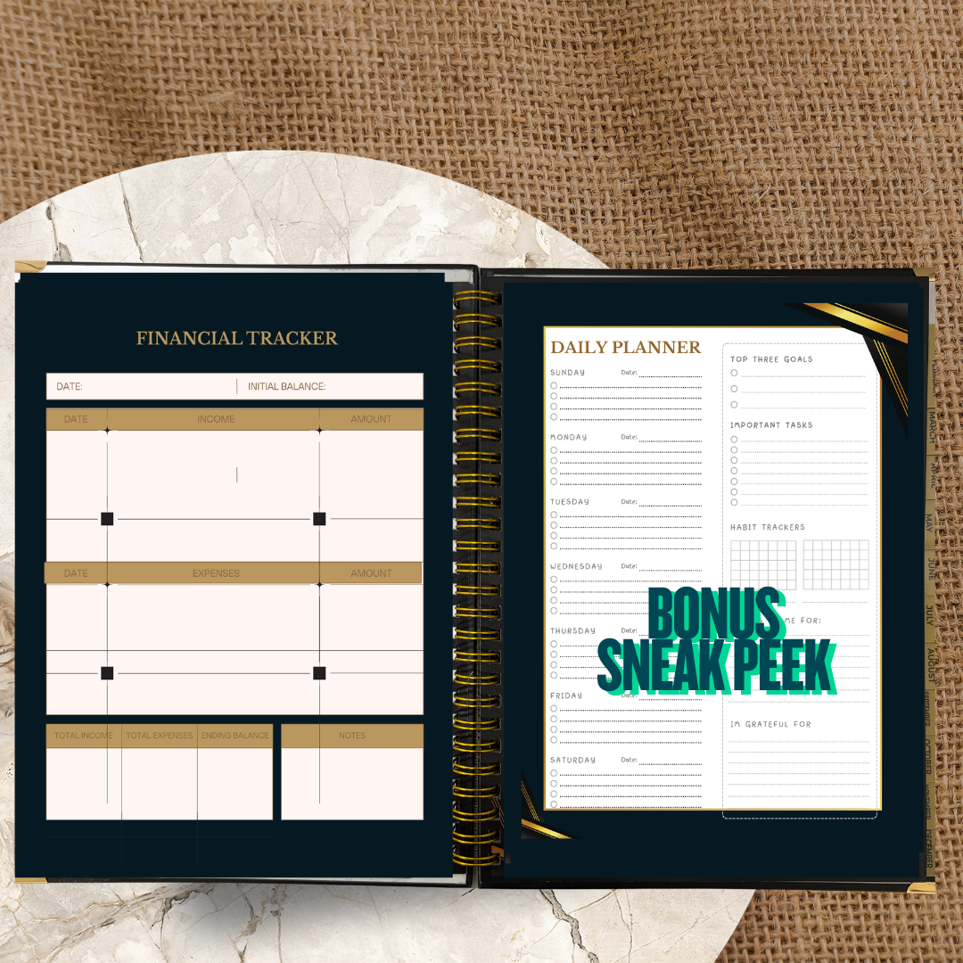 Christian C.E.O. Planner open to weekly planning pages