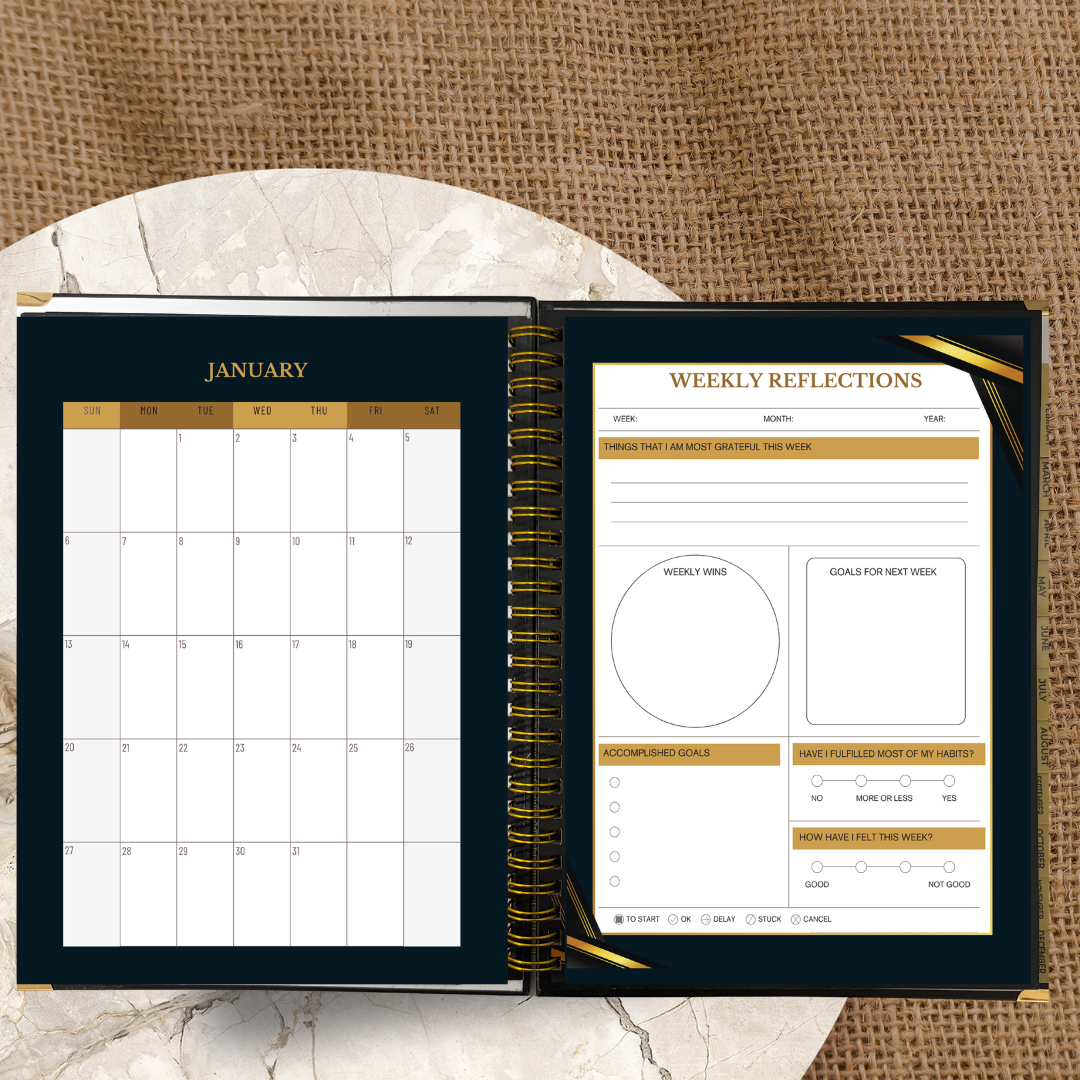 Christian C.E.O. Planner open to business planning pages