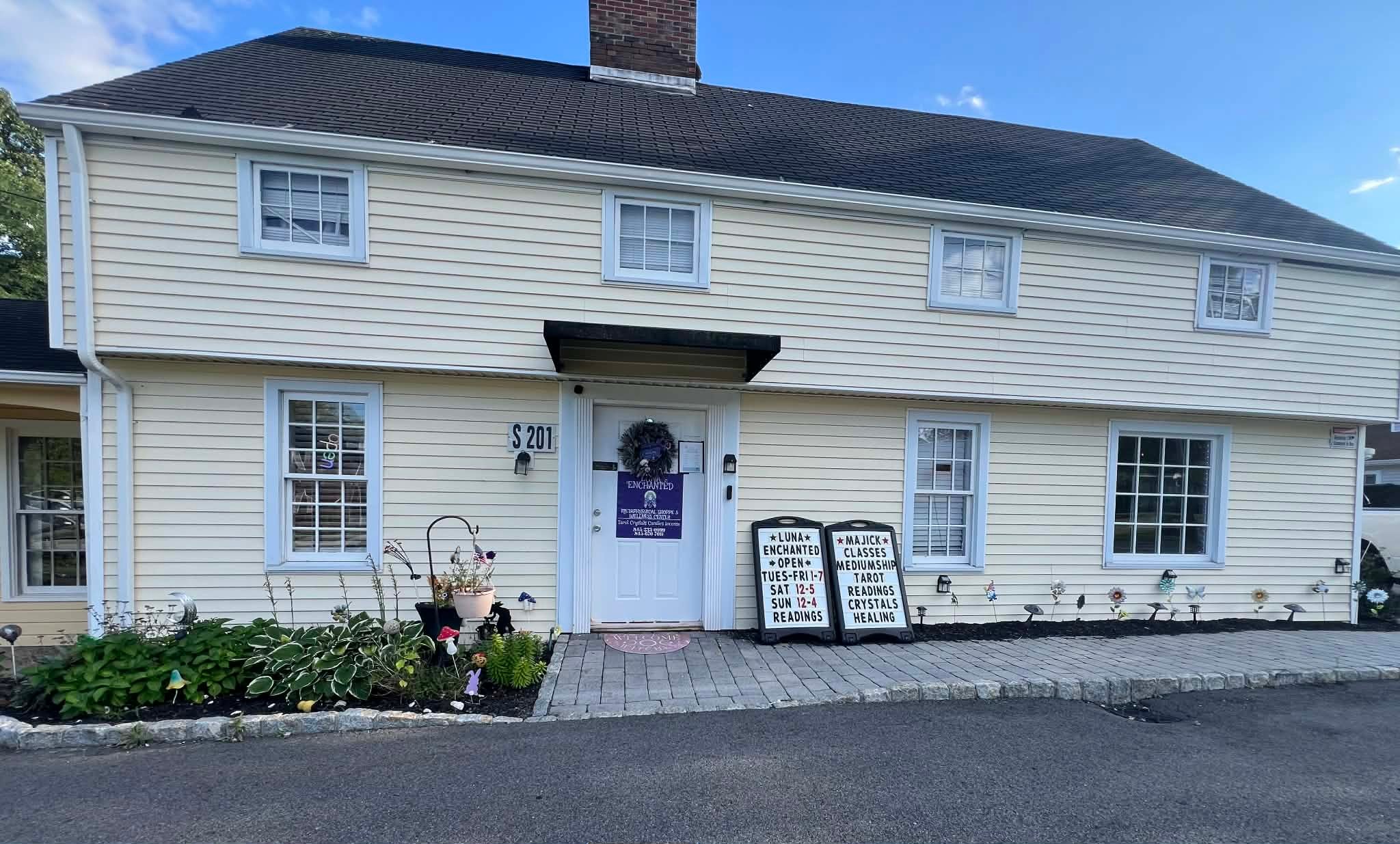 The exterior of Luna Enchanted Shoppe in New Windsor, New York