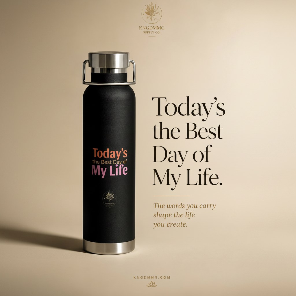 Black copper vacuum insulated bottle