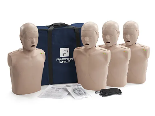 PRESTAN Child Manikin with CPR Monitor - Medium Skin (4-Pack)