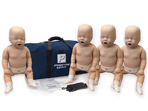 PRESTAN Infant Manikin with CPR Monitor - Medium Skin (4-pack)