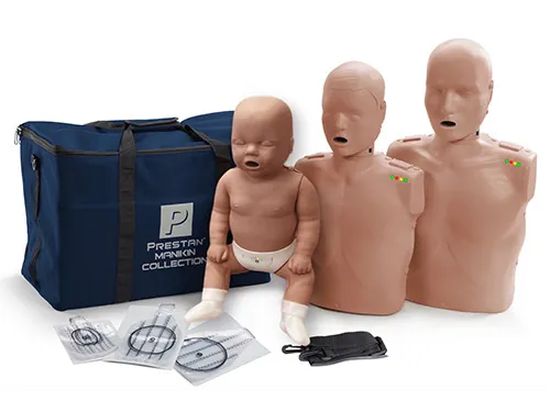 PRESTAN Manikins Collection with CPR Monitor - Dark Skin Tone