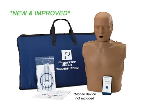 PRESTAN Professional Adult Series 2000 Manikin Dark Skin Single Pack