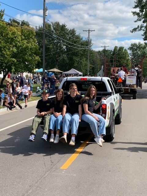 My Scooper Hero truck at a local community parade