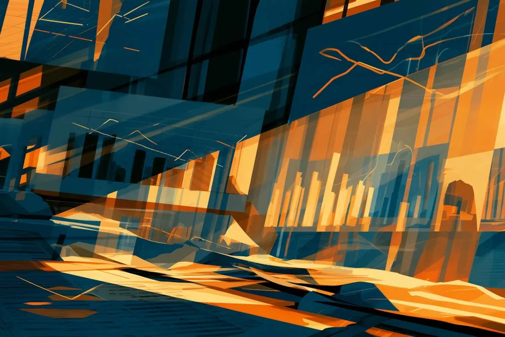 Abstract illustration of analytical charts and figures, representing tax data analysis.
