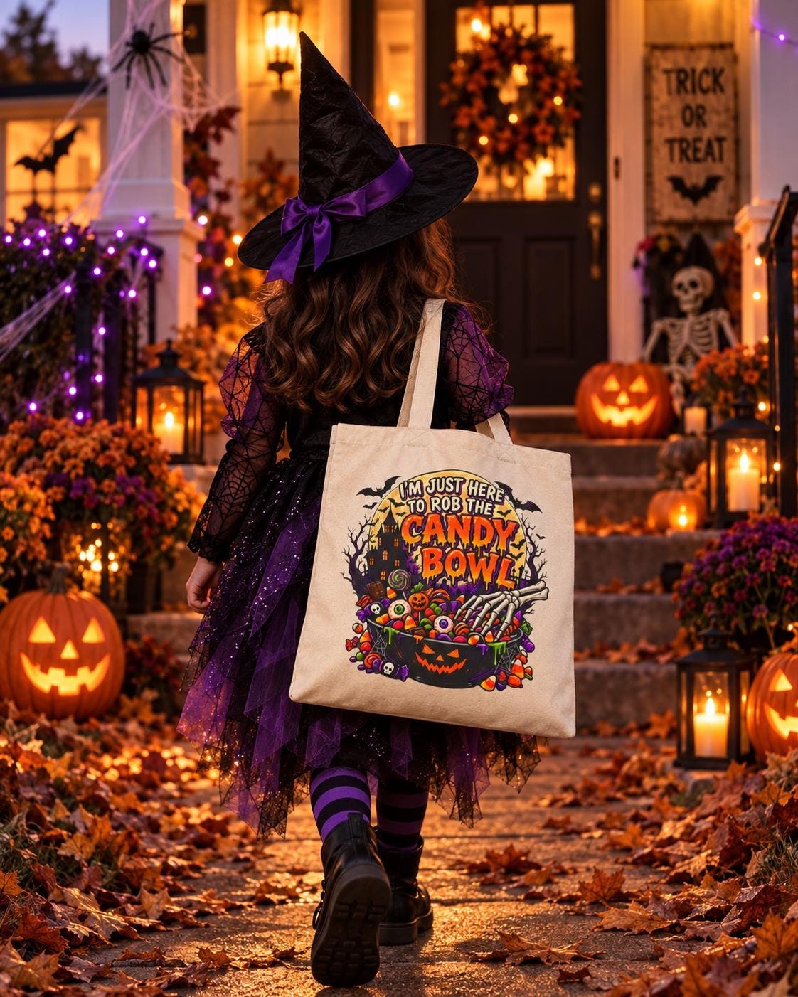 I'm Just Here to Rob the Candy Bowl Tote Bag