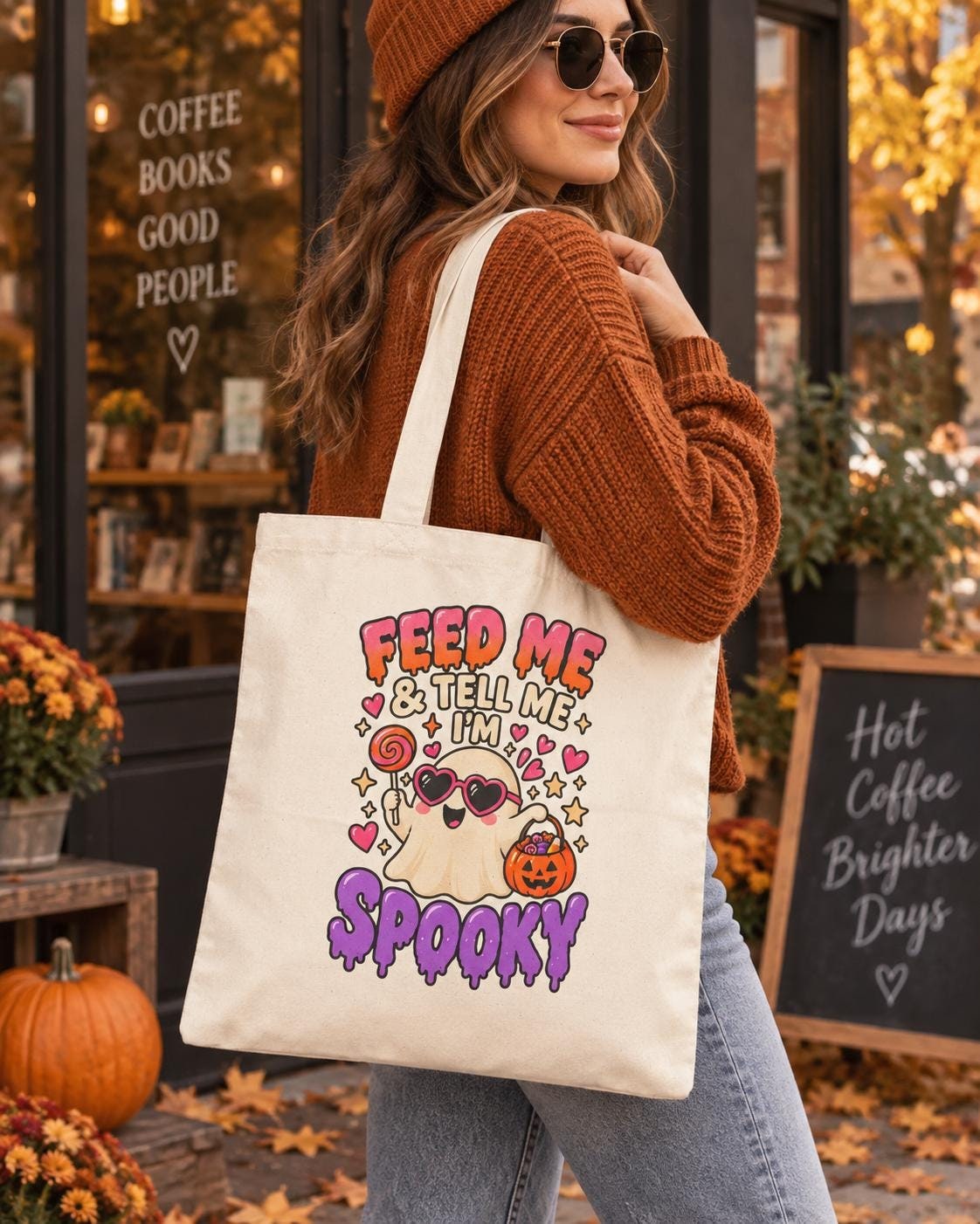 Feed Me & Tell Me I'm Spooky Tote Bag
