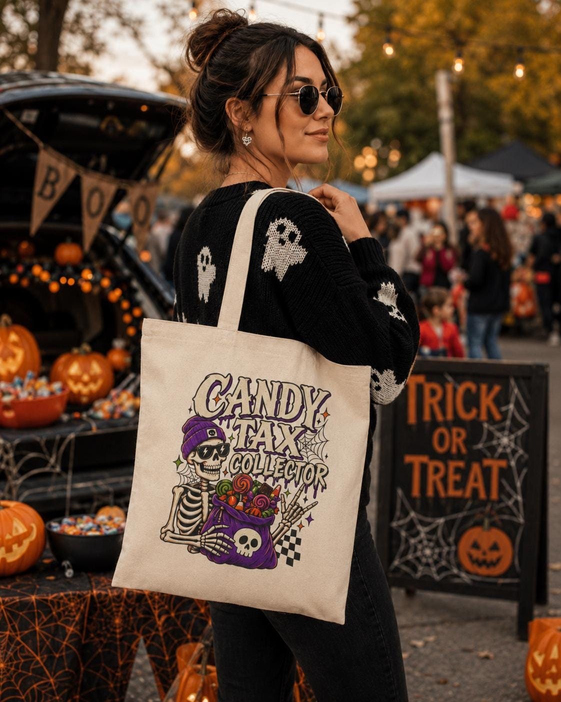 Candy Tax Collector Tote Bag