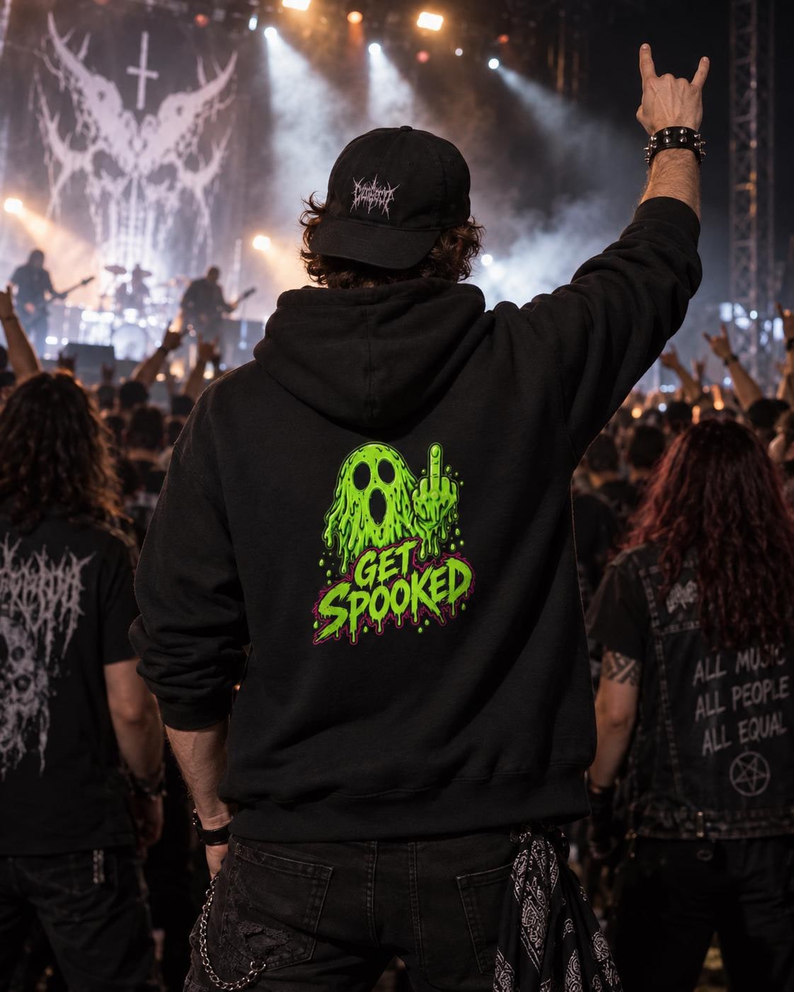 Get Spooked ghost graphic Hoodie, product image 2