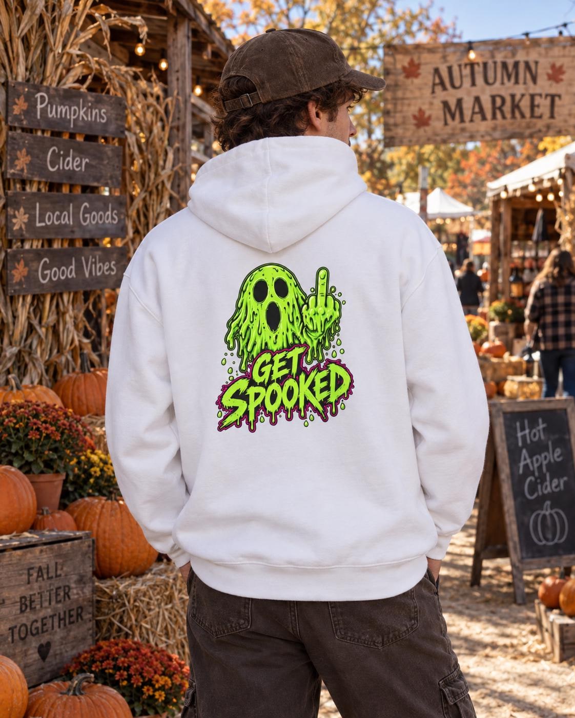 Get Spooked ghost graphic Hoodie, product image 6