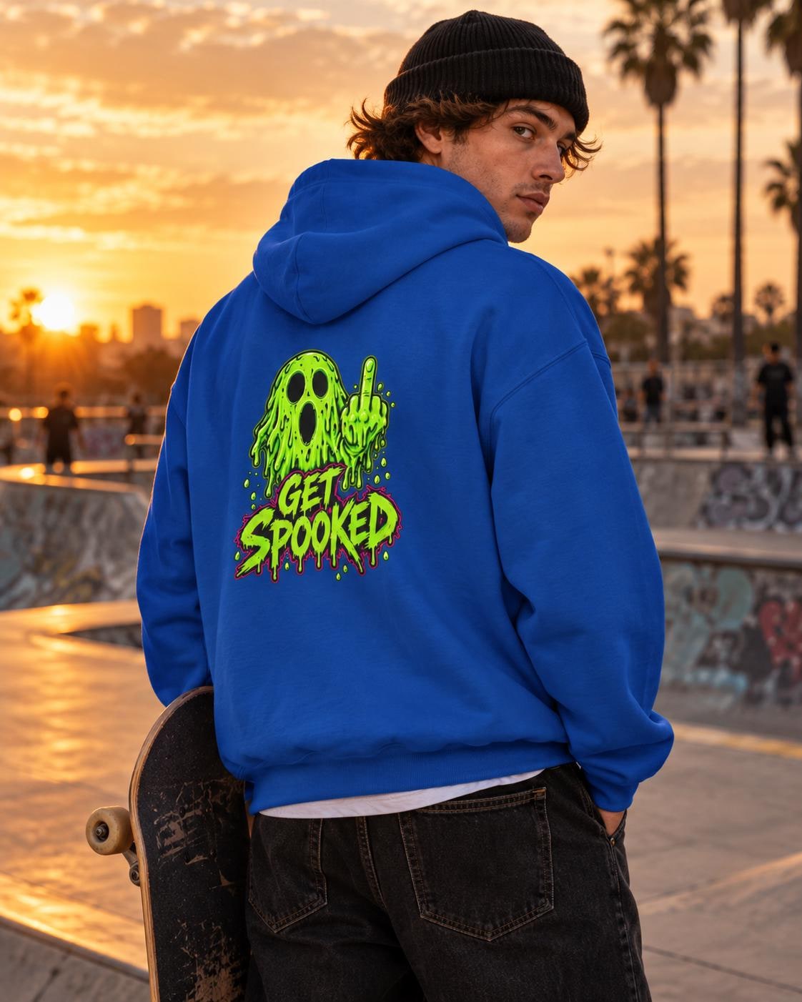Get Spooked ghost graphic Hoodie, product image 7