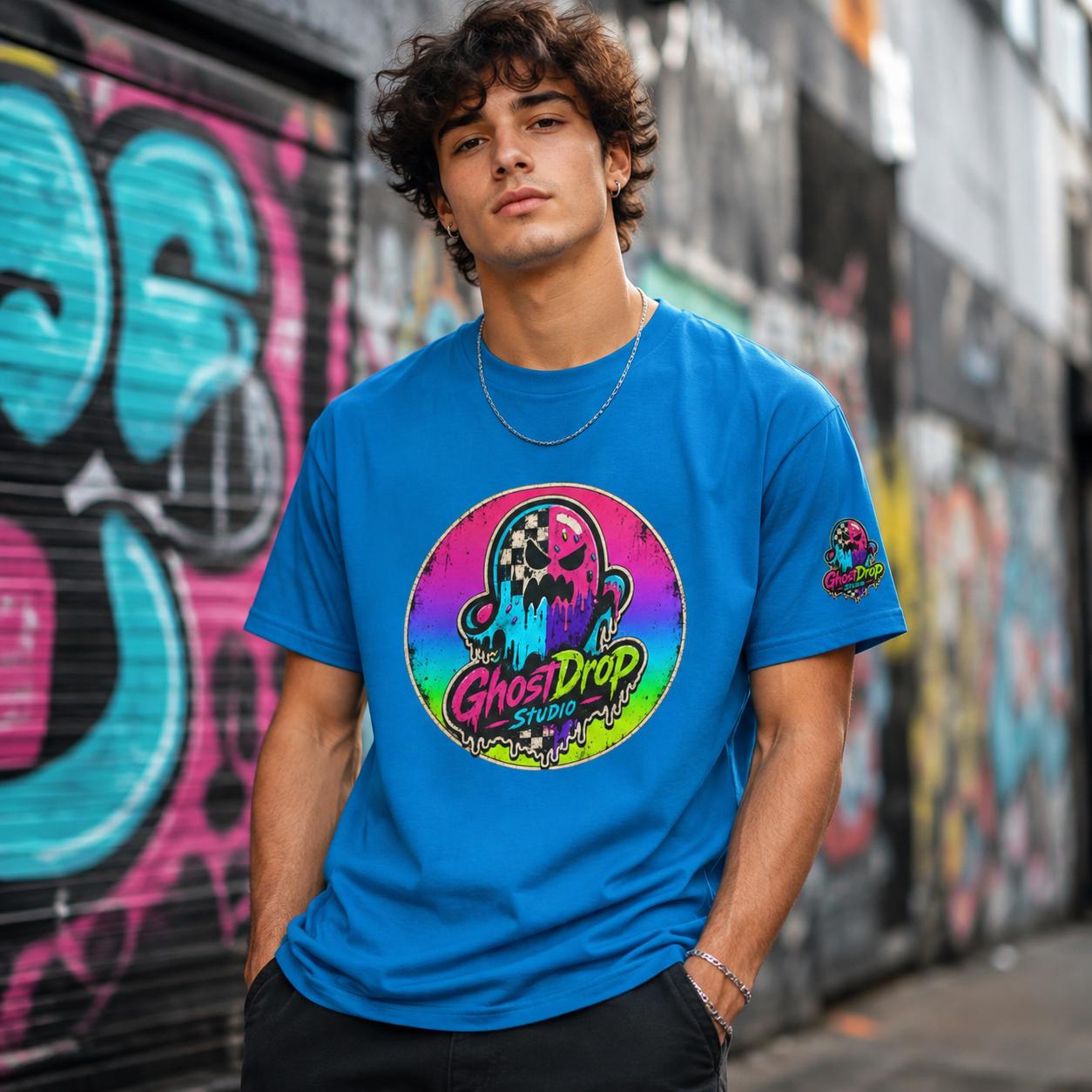 Neon Melting Ghost Tee, product image 4