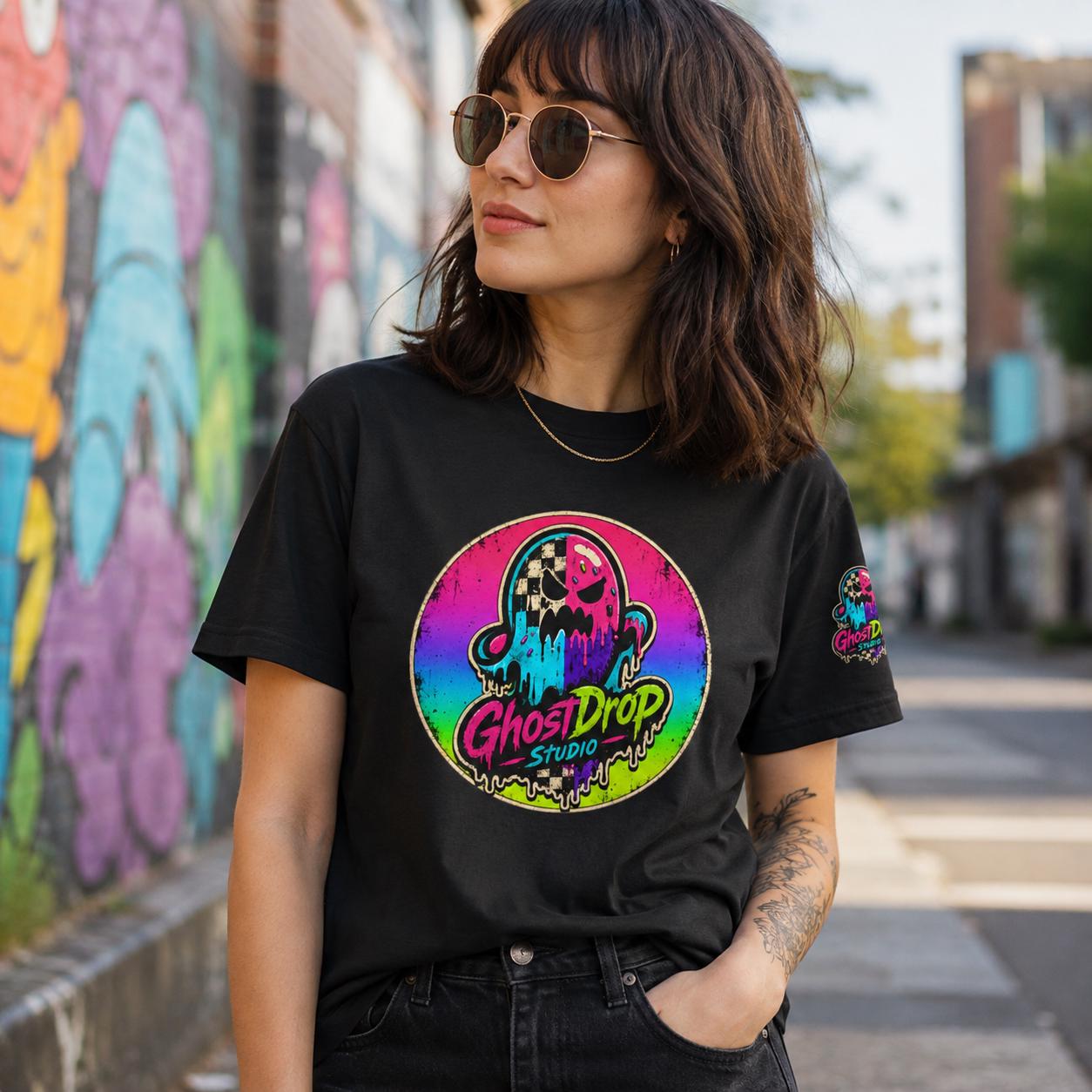 Neon Melting Ghost Tee, product image 5