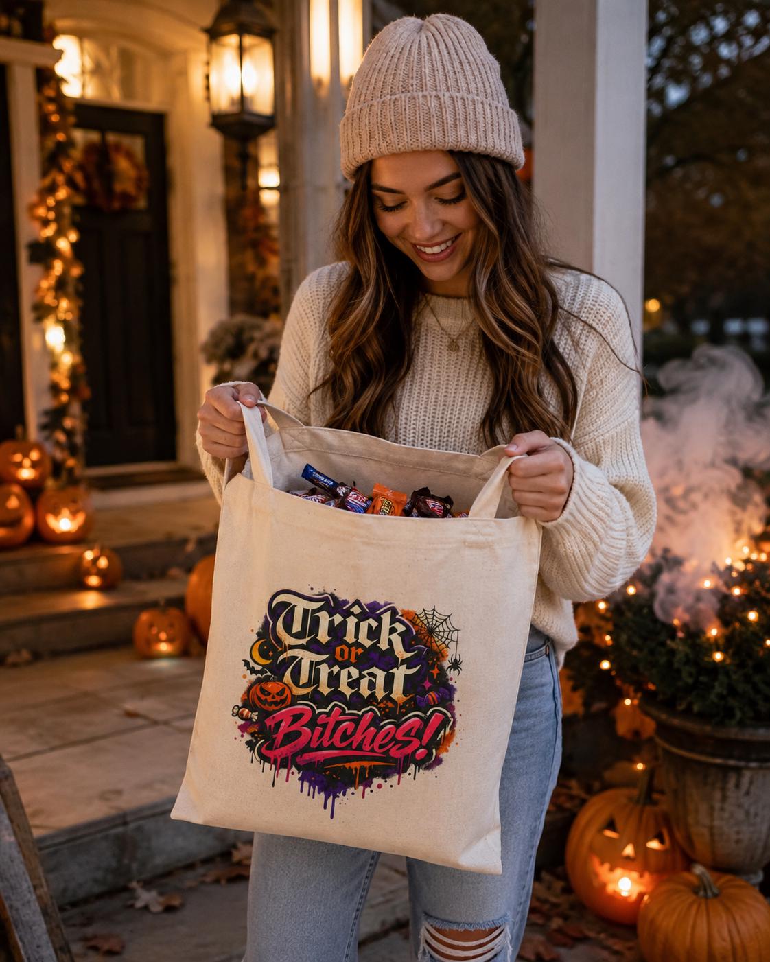 Trick or Treat Bitches! Tote, product image 3